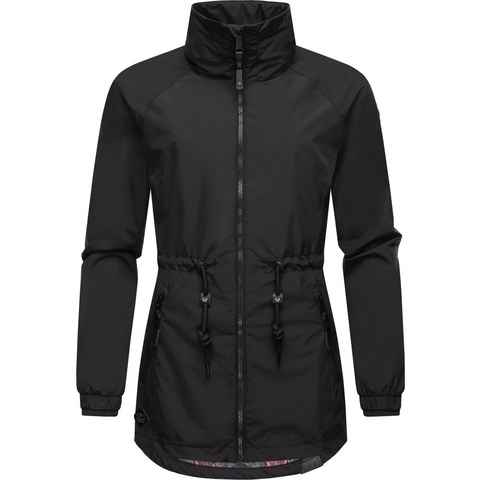 Ragwear Outdoorjacke Tacy wasserdichte Damen Übergangsjacke mit hohem Kragen