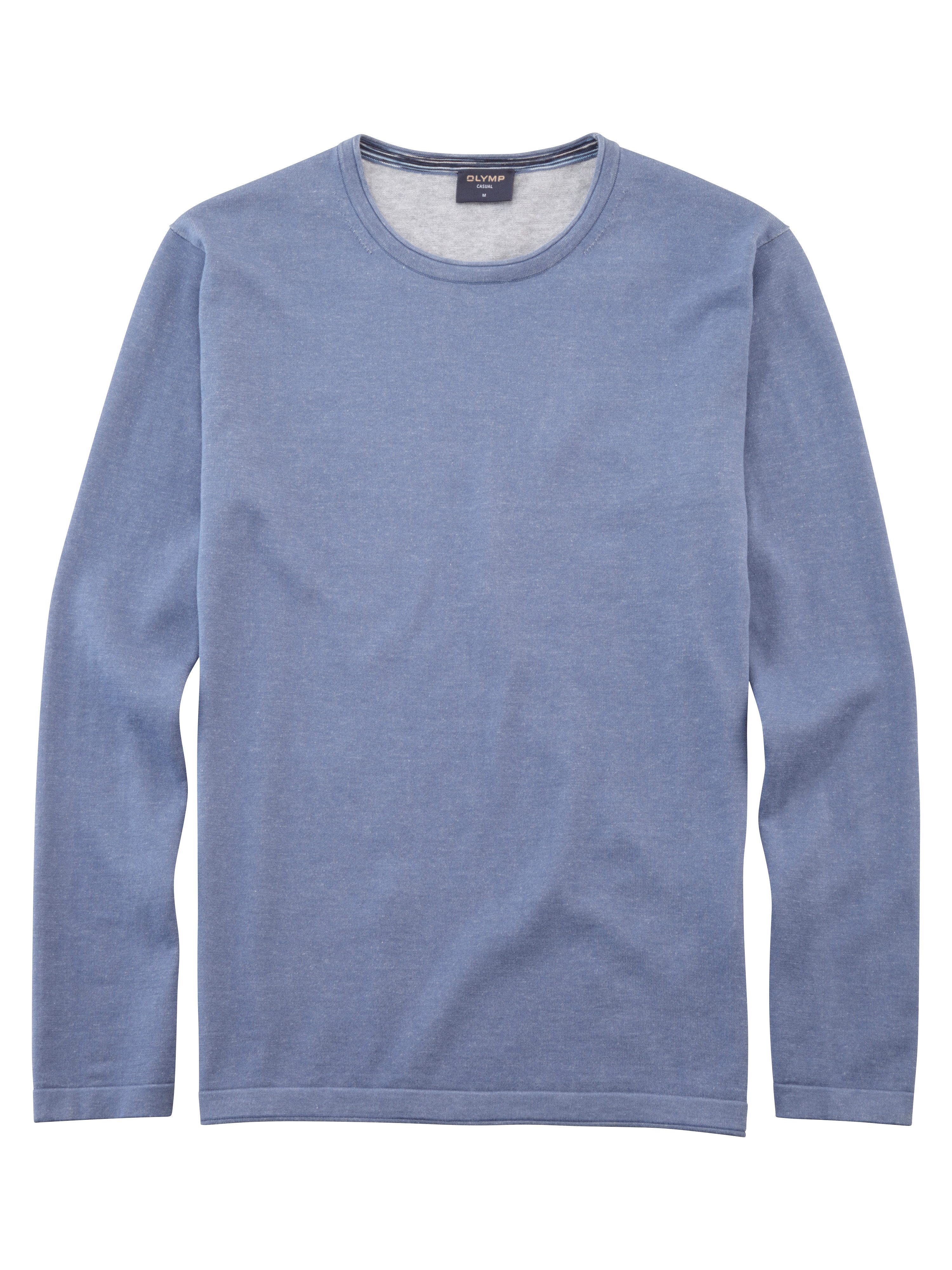 Rundhalspullover OLYMP Strick Casual