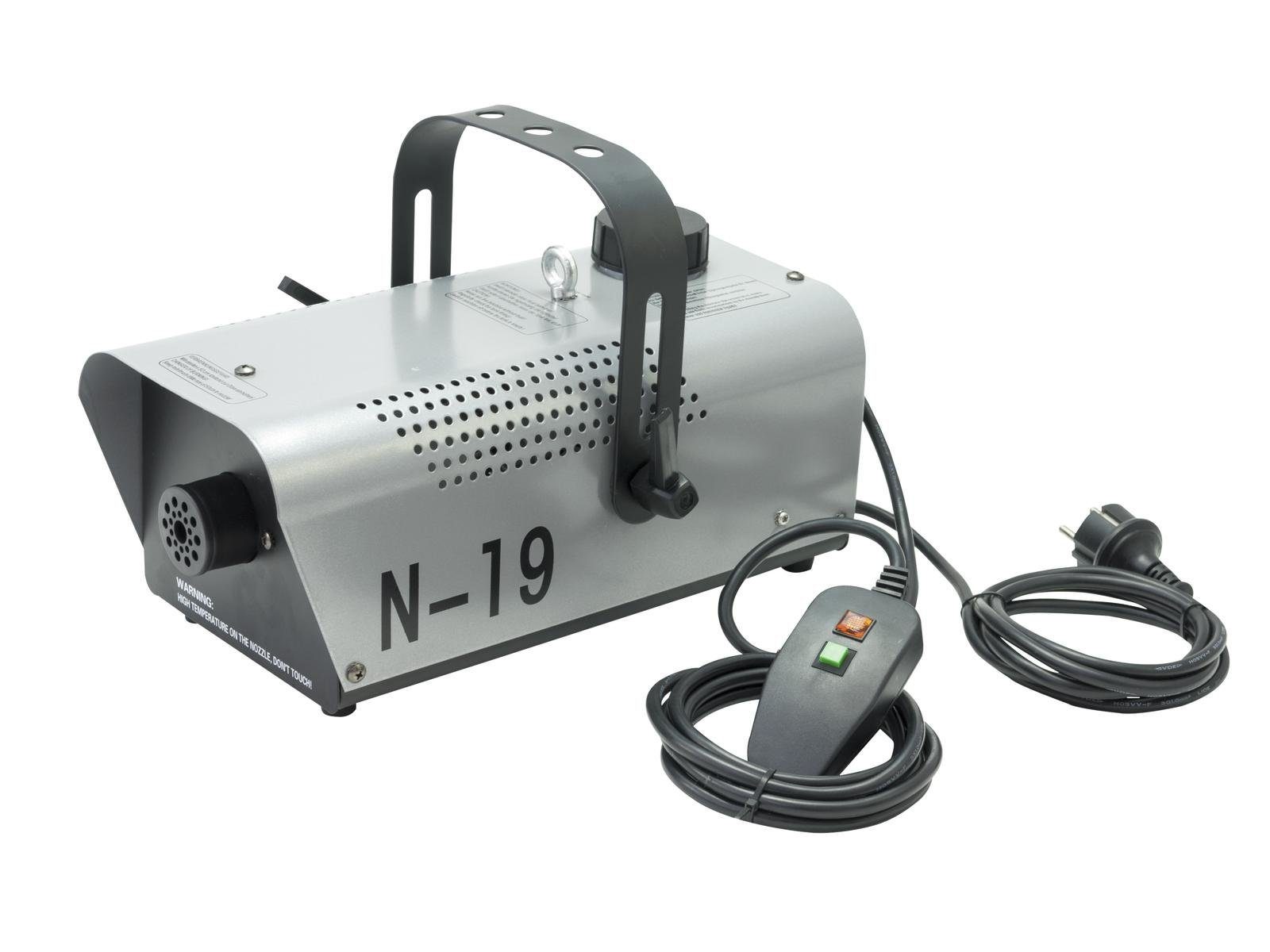 EUROLITE Discolicht N-19 Kompakte 700-W-Nebelmaschine mit Kabelfernbedienung