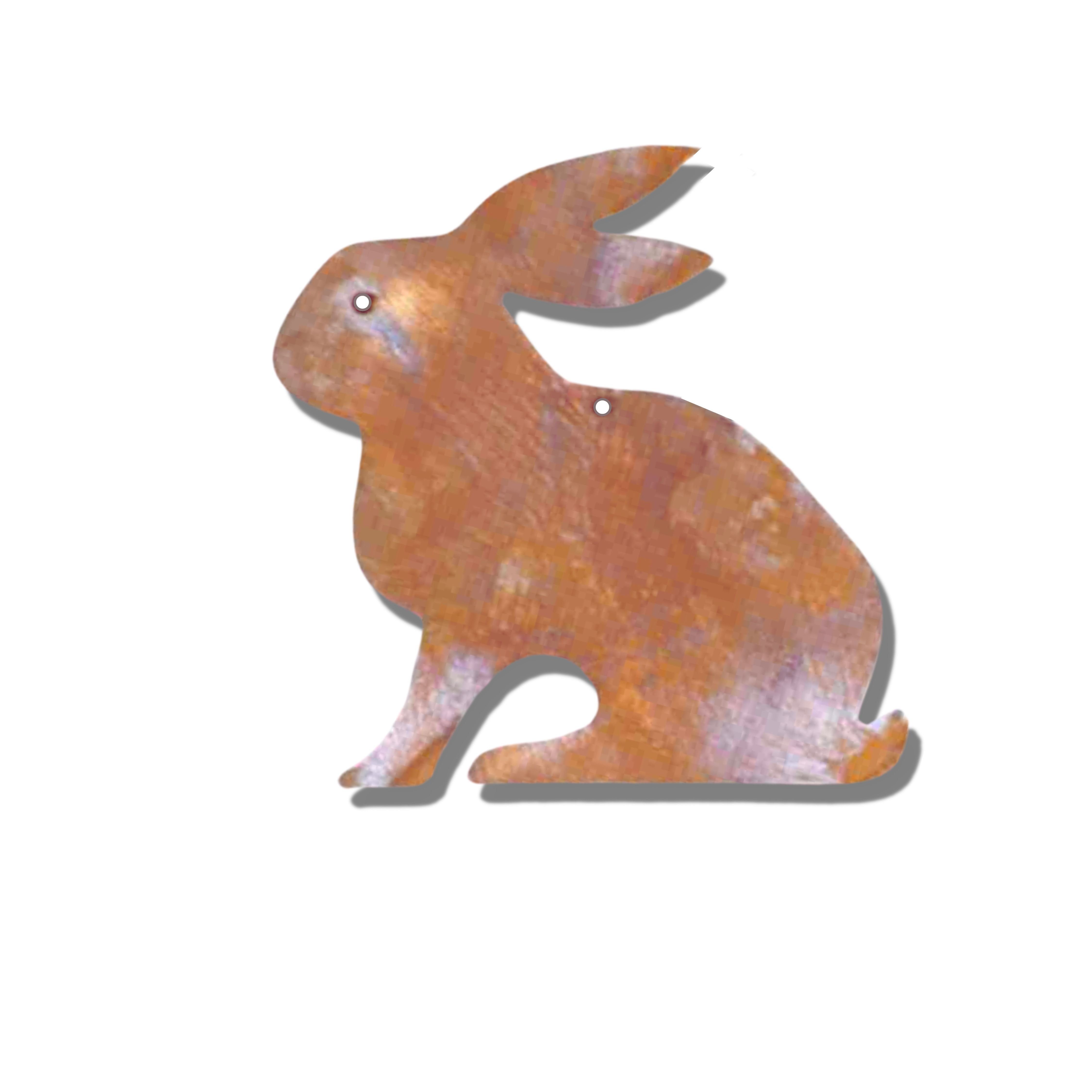 Rostikal Hängedekoration Ostern Deko Hase zum Hängen Metall (1 St), echter günstig online kaufen