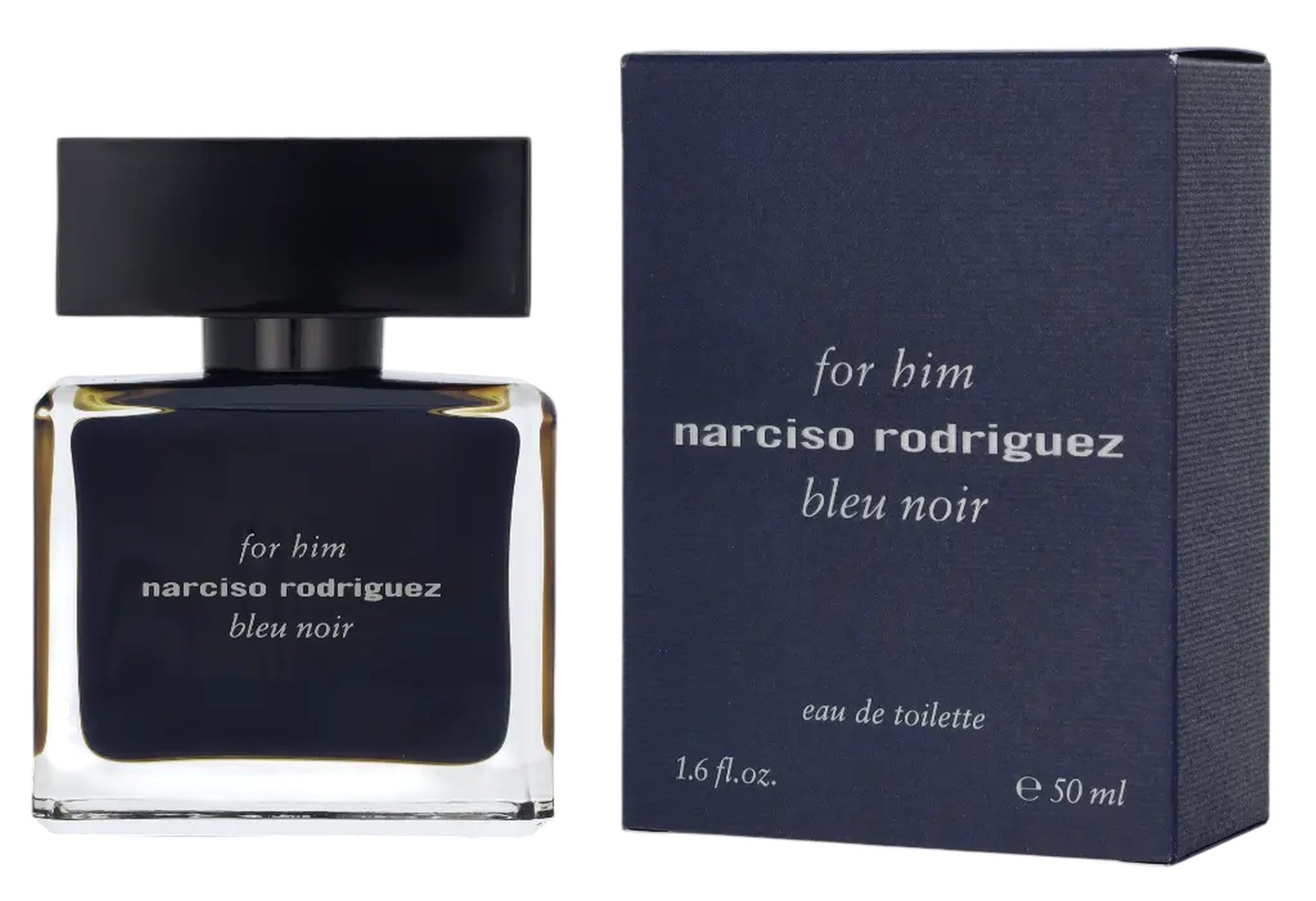 narciso rodriguez Duft-Set For Him Bleu Noir Eau de Toilette (EDT) Herren Spray mit Reiseduft, Holzig-würziger Duft mit Kardamom, Muskat, Moschus und Zedernholz