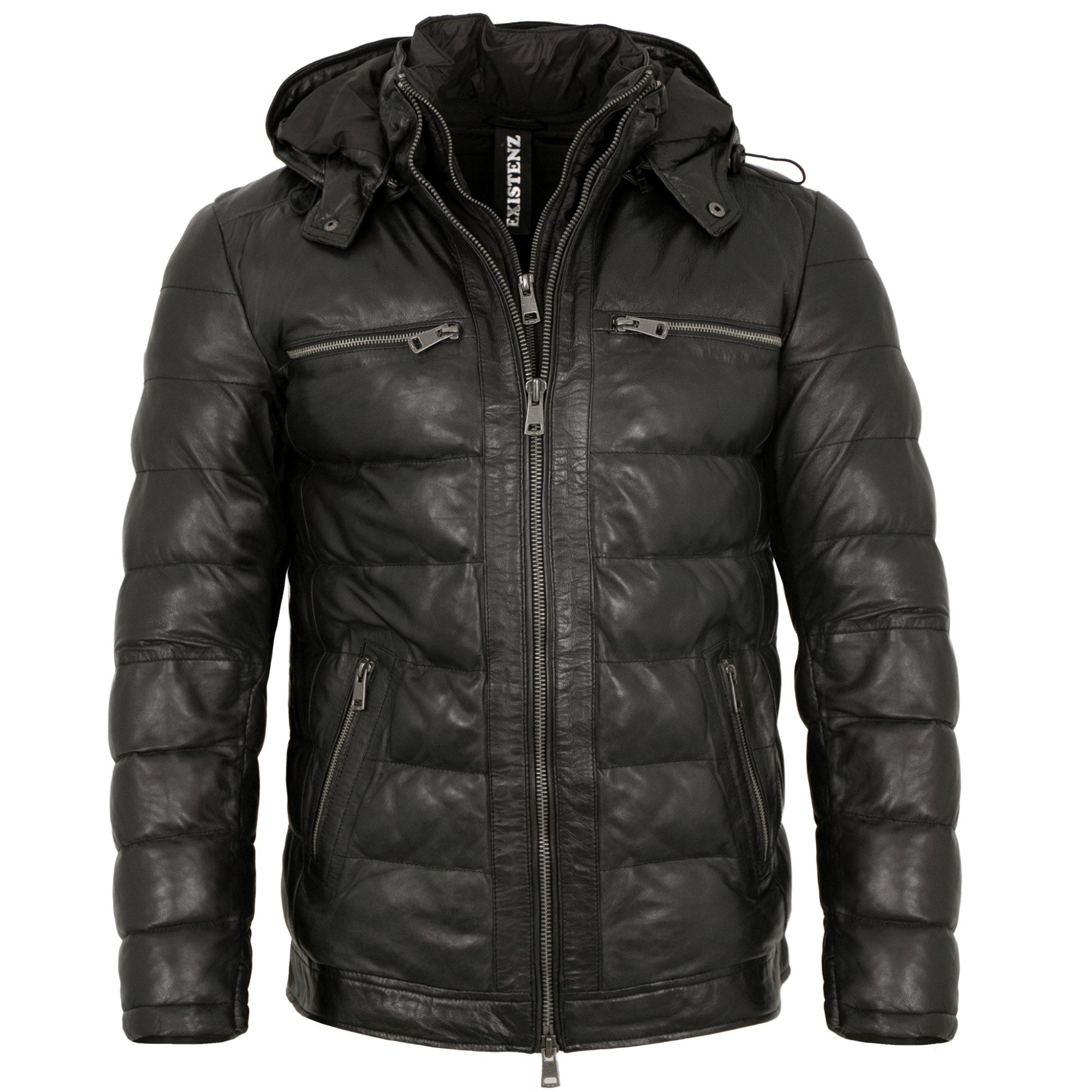 EXZ by Existenz Lederjacke Hugo-2 Existenz - Herren Lederjacke Steppjacke L günstig online kaufen