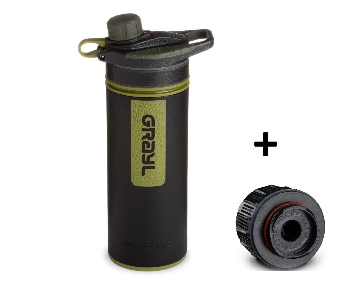 Grayl Wasserfilter GRAYL® GEOPRESS Purifier + 1 Replacement Cartridge