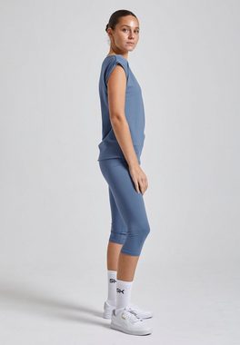 SPORTKIND Funktionsshirt Tennis Loose Fit Shirt Mädchen & Damen grau blau