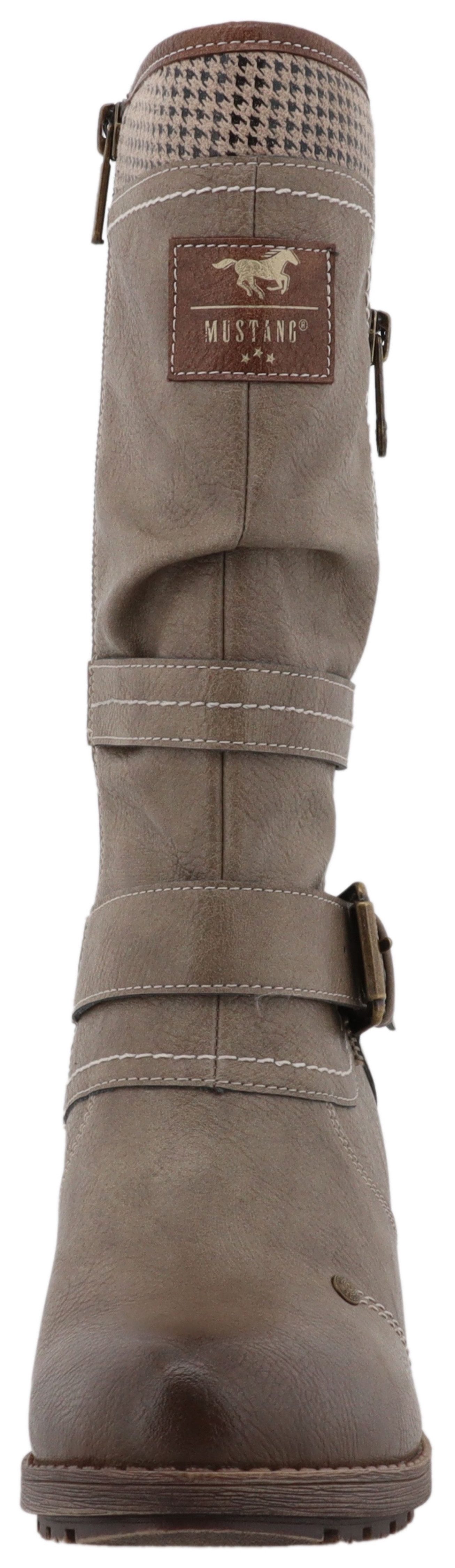 Mustang Shoes Palma Winterstiefel Kurzstiefel, Winterstiefel mit wärmendem Textifutter – Bild 4 von 5