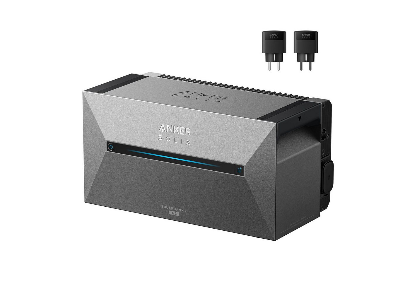 Anker Solaranlage Anker SOLIX Solarbank 2 E1600 AC Speicher für Balkonkraftwerk, 1600,00 W, (Solarspeicher, mit integriertem Wechselrichter 800W), inkl. Smart Plug