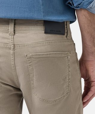 Pierre Cardin 5-Pocket-Jeans PIERRE CARDIN LYON BERMUDA light brown used buffies 34520 8061.8844 -