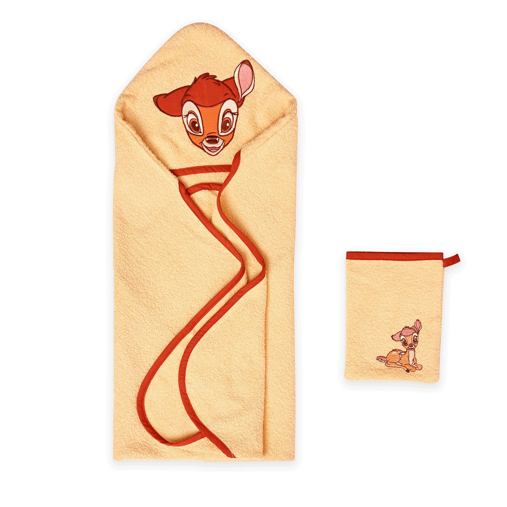 Disney Handtuch Set Disney Hooded Towel Set - 2 pcs Multicolor 80x80cm + 15x20 cm