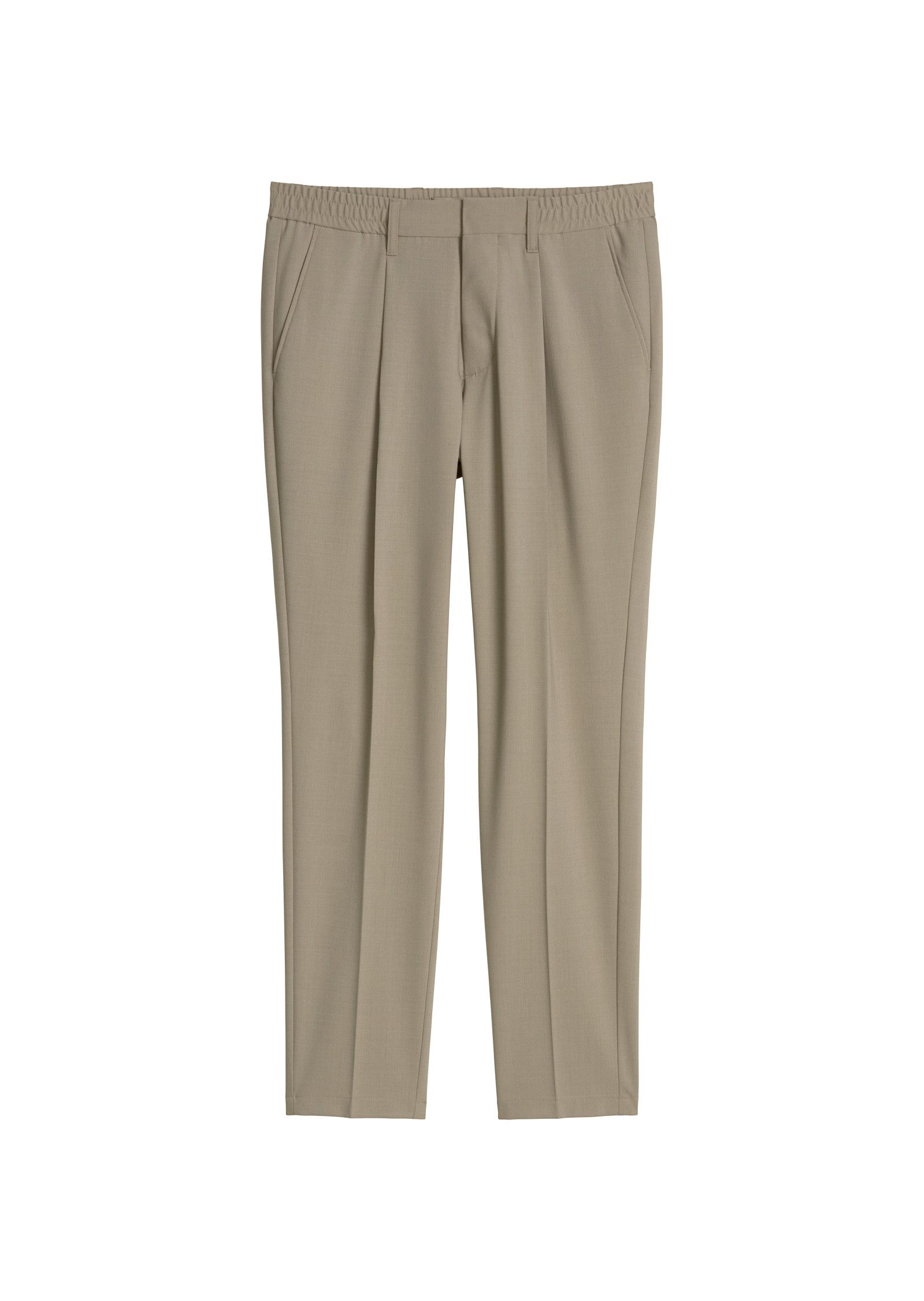 Chinohose aus leichtem Technical Wool Blend