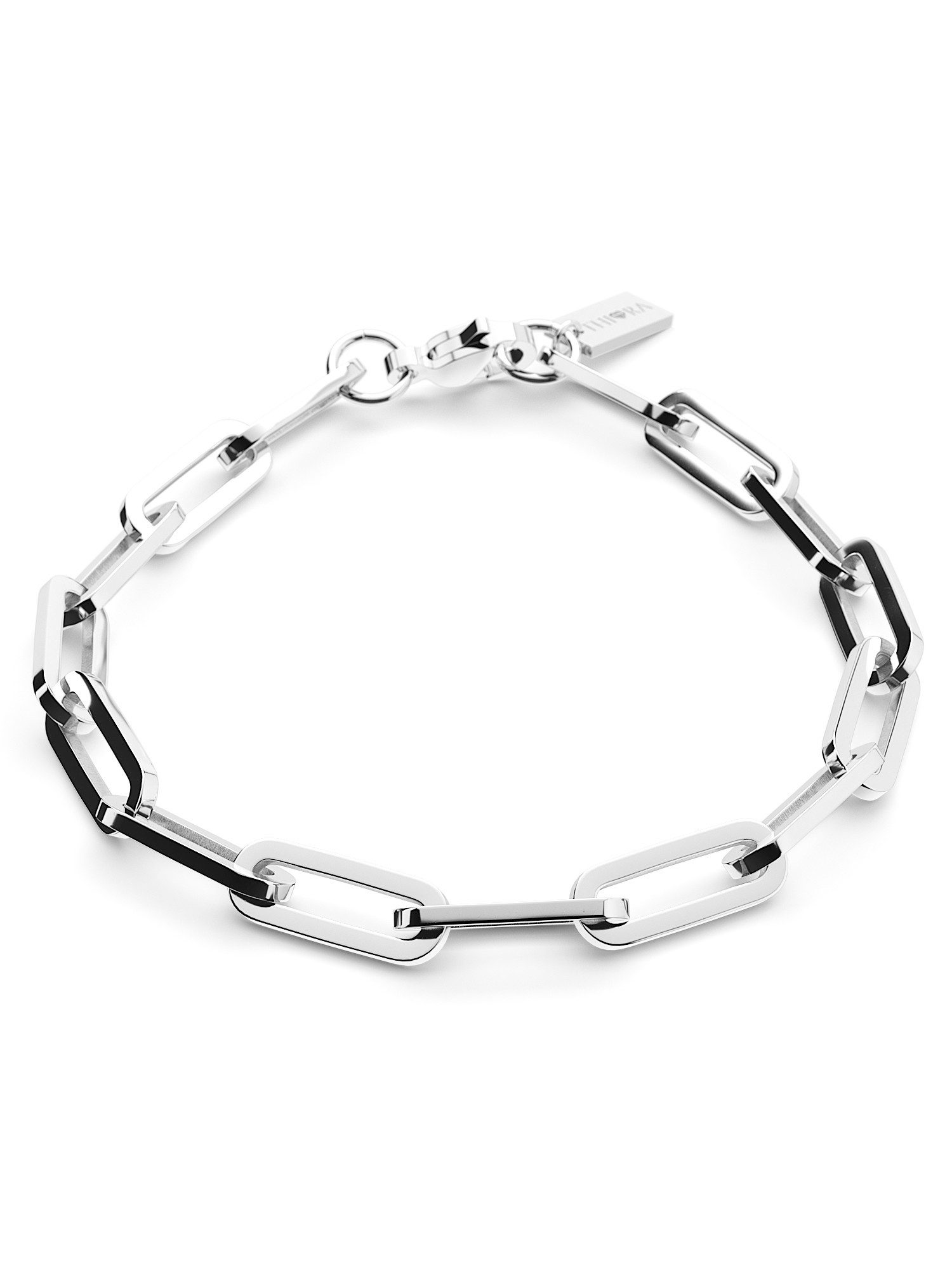 THIORA Armband Island Links Damen Armband – Verstellbare Gliederkette vergoldet (Einzelartikel, Einzelschmuckstück – Armband), Verstellbar, Wasserfest, Allergikerfreundlich, Hautfreundlich