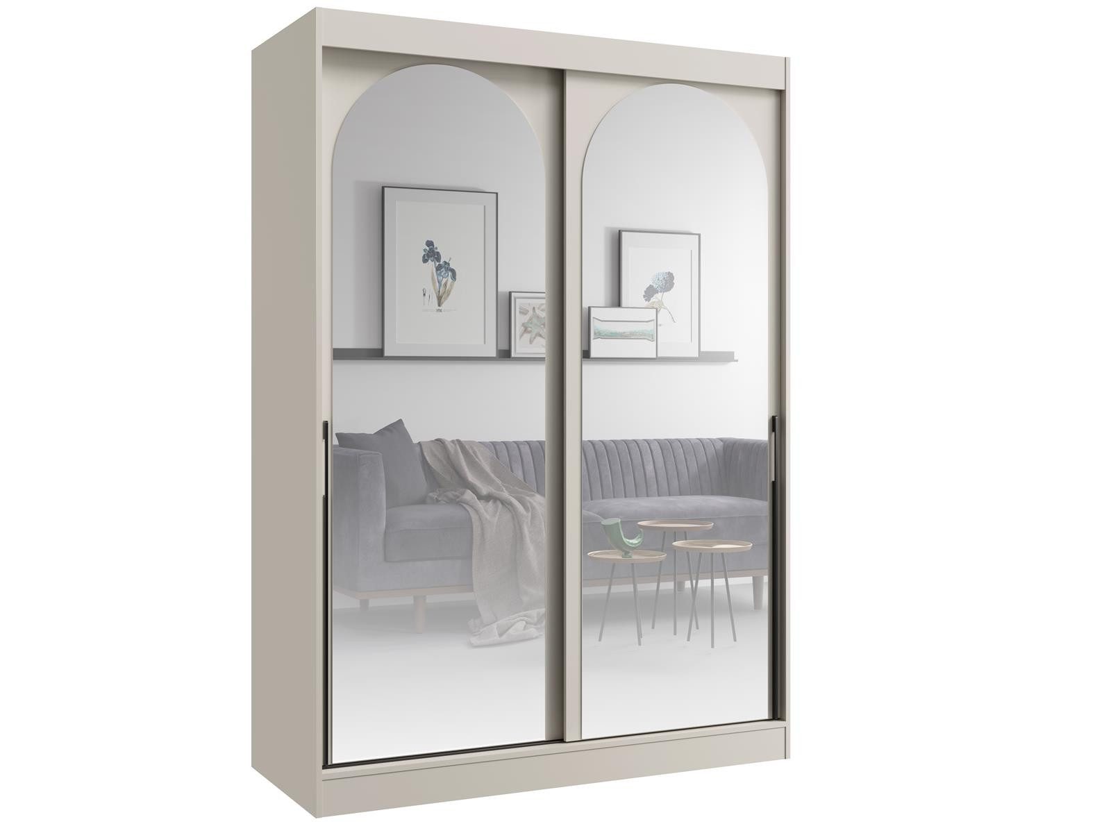 Compleo Kleiderschrank mit Spiegel 150 cm, günstig online kaufen