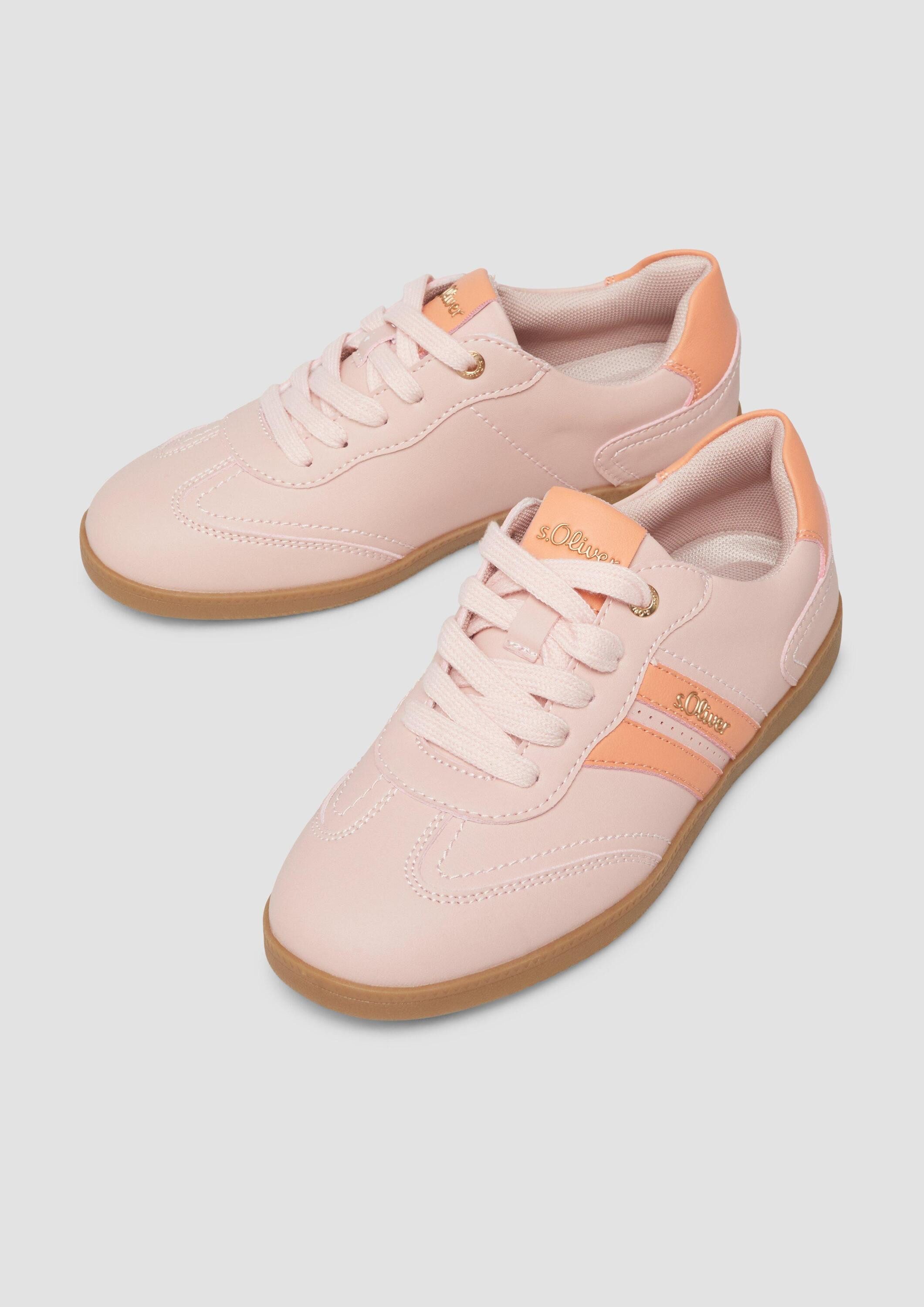 s.Oliver Sneakers Sneaker Multicolor-Sneaker in Leder-Optik