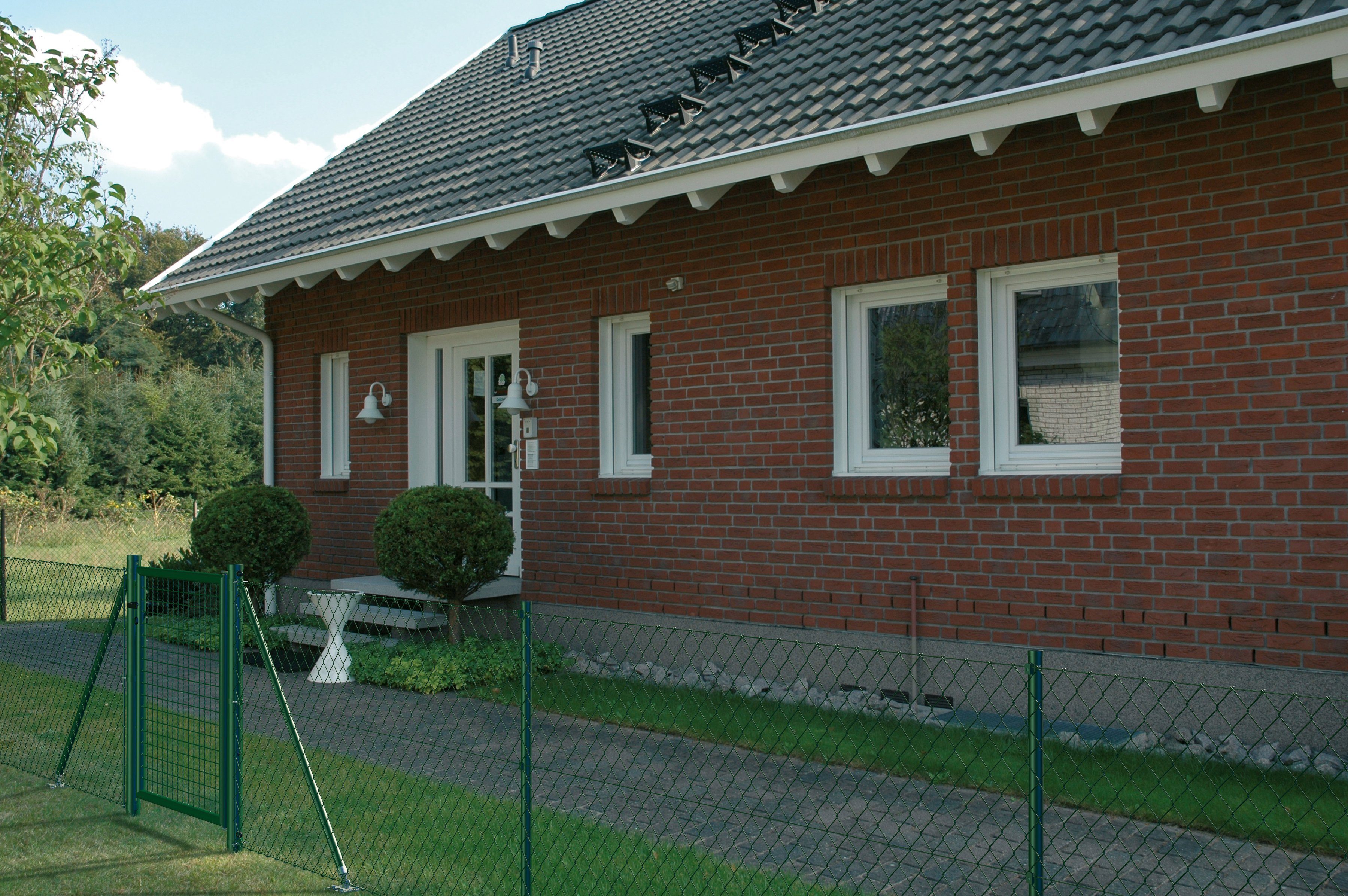 Alberts Zaunpfosten Verbinder, (Set), 2-seitig für Ø 6x175 cm, zum Einbetonieren
