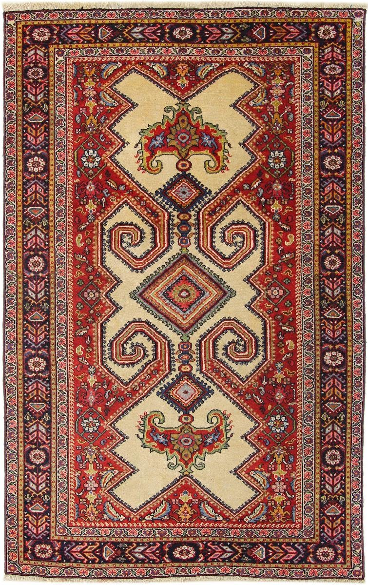 Orientteppich Russland 135x207 Handgeknüpfter Orientteppich, Nain Trading, rechteckig, Höhe: 5 mm