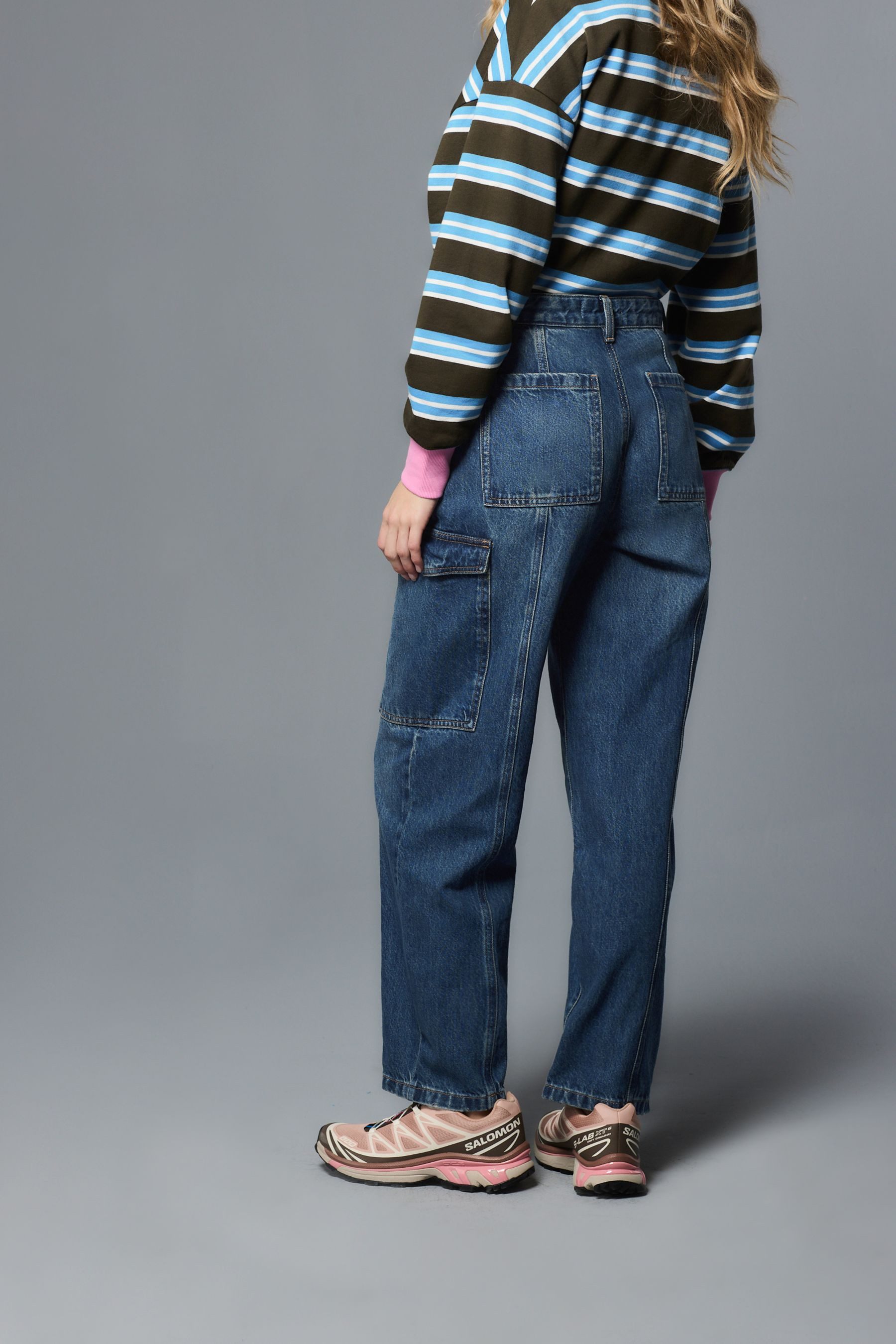 Next Gerade Jeans Straight Fit Jeans mit geradem Bein, Kurzgröße (1-tlg)