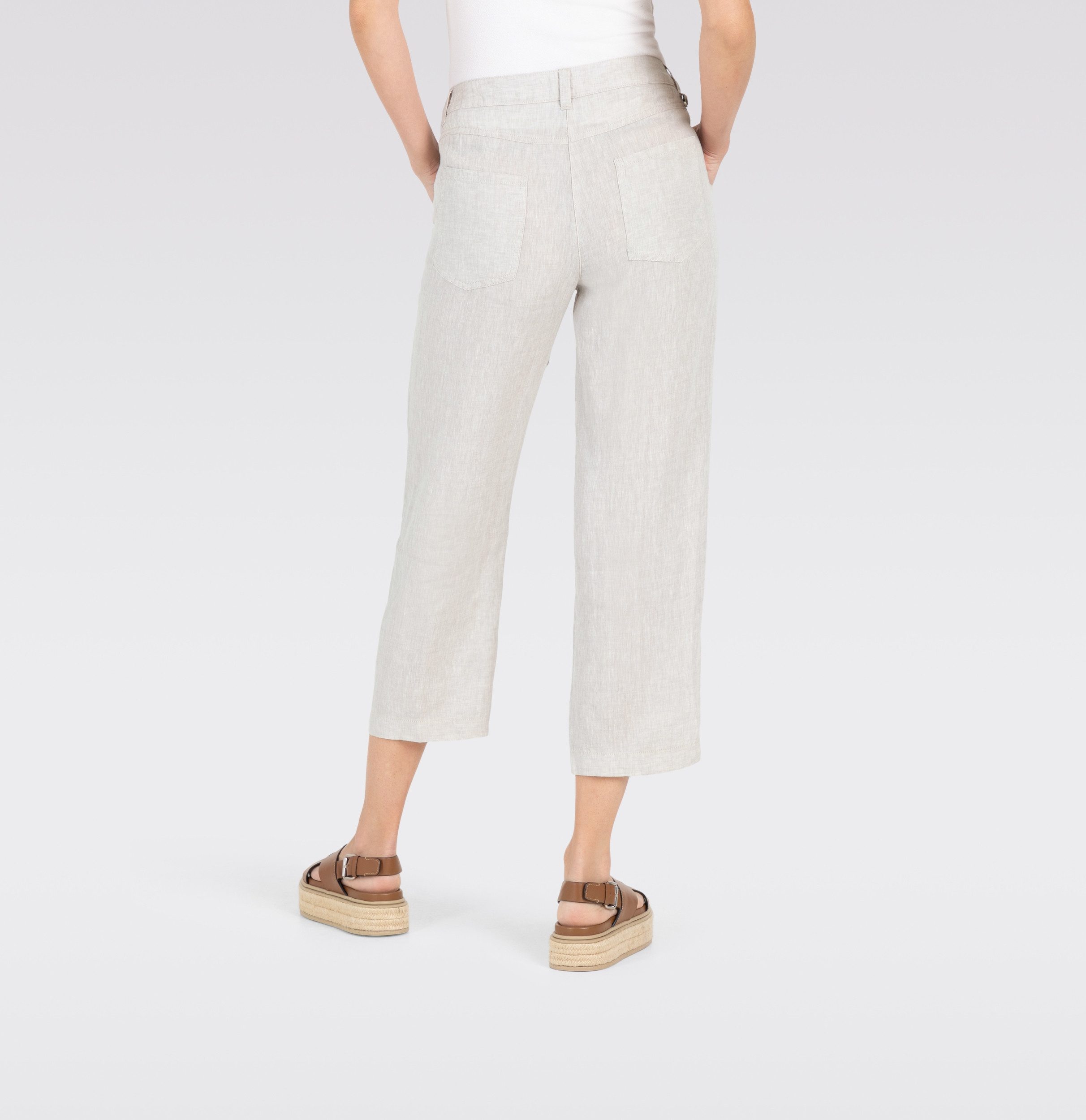 5-Pocket-Jeans MAC JEANS - NORA, Pure linen günstig online kaufen