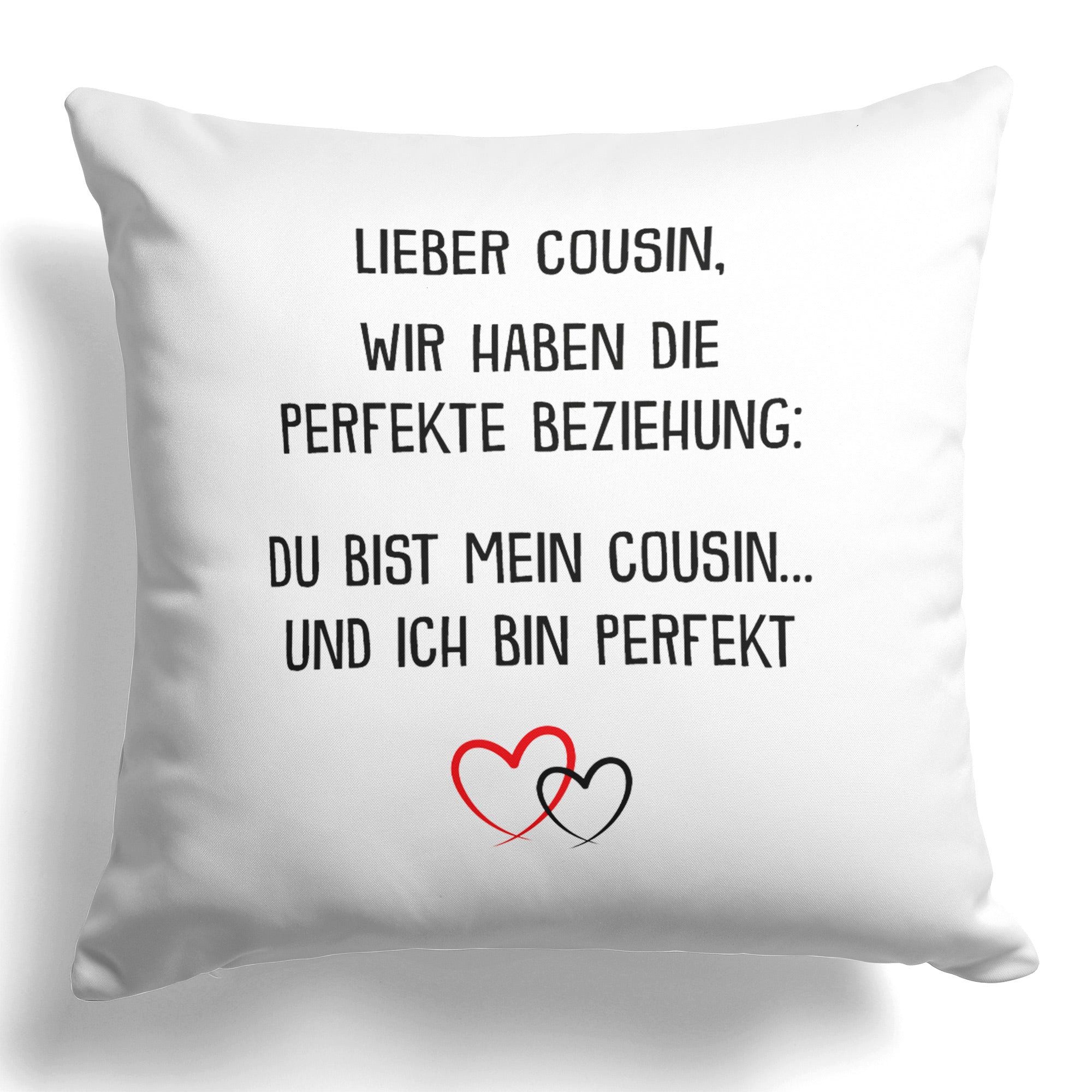 Dekokissen Cousin Geschenk Geburtstag Männer Jungs Du Wirst Cousin Weihnachten