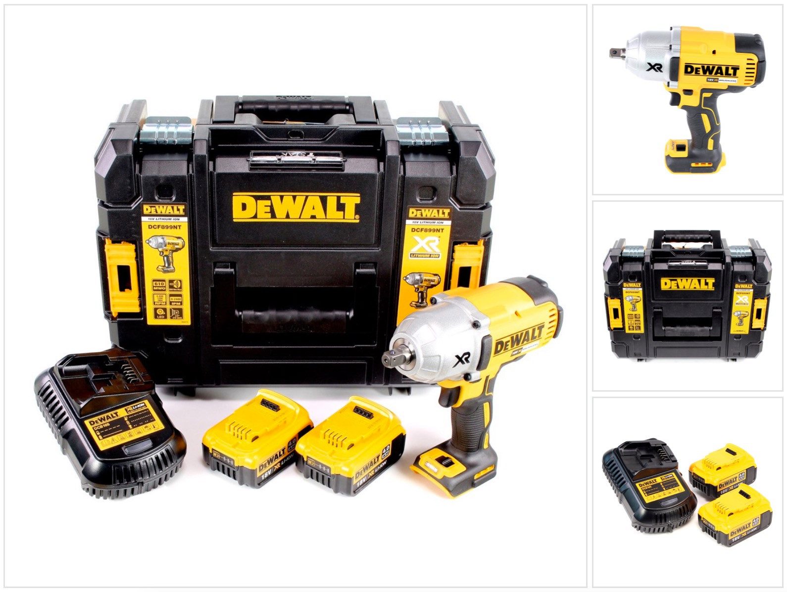 DeWalt Akku-Schlagschrauber DCF 899 M2 Akku Schlagschrauber 18V 1/2" 950Nm Brushless Kugelrastung