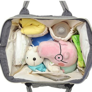 AquaBreeze Wickelrucksack Wickeltasche Rucksack Baby Multifunktions-Babytaschen wasserabweisend (großes Fassungsvermögen, Babyrucksack), Reiserucksack für Unterwegs