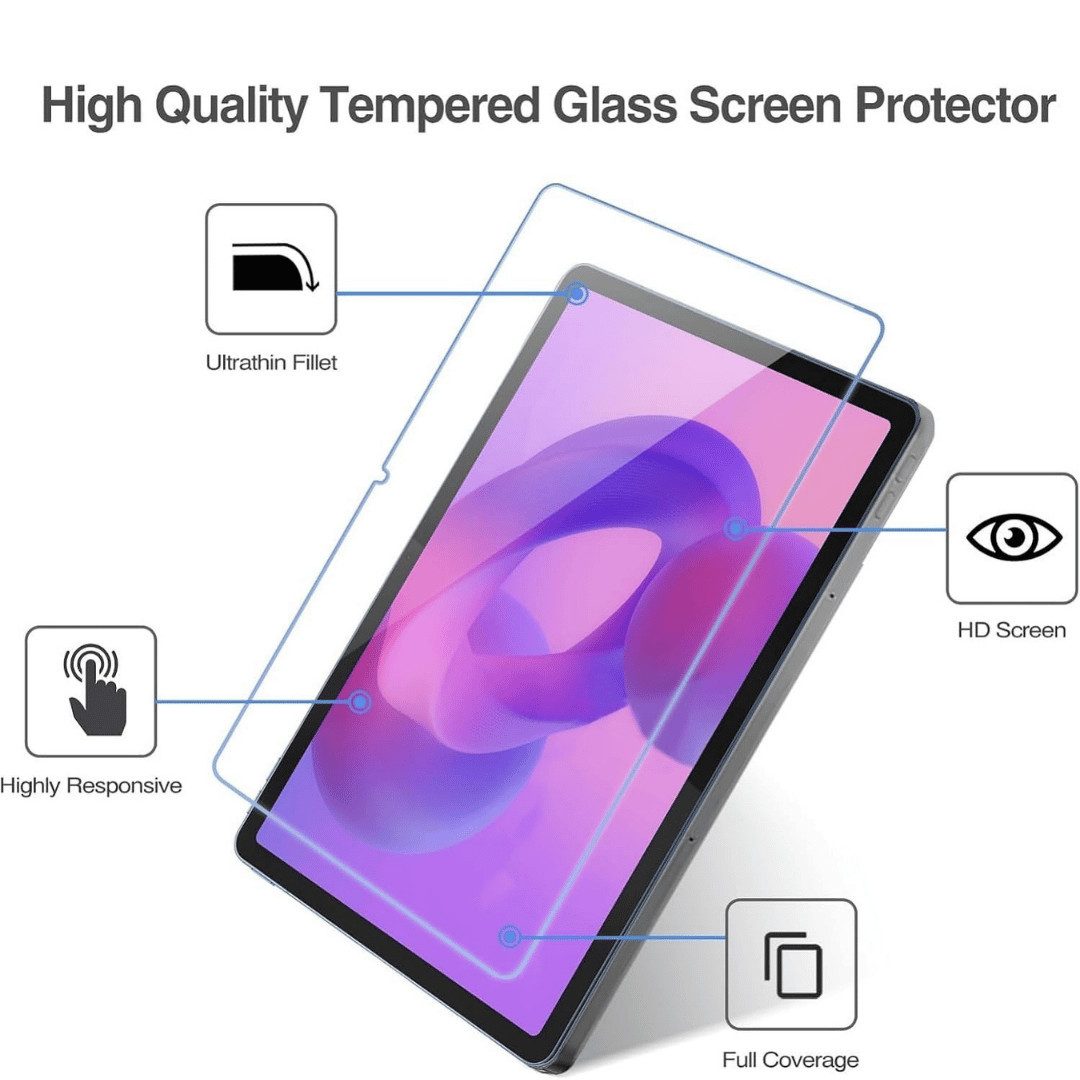 SmartUP Displayschutzglas für Lenovo Idea Tab 11" Display Panzerfolie Hartglas Full Screen 9H für Lenovo Idea Tab – Bild 2 von 5