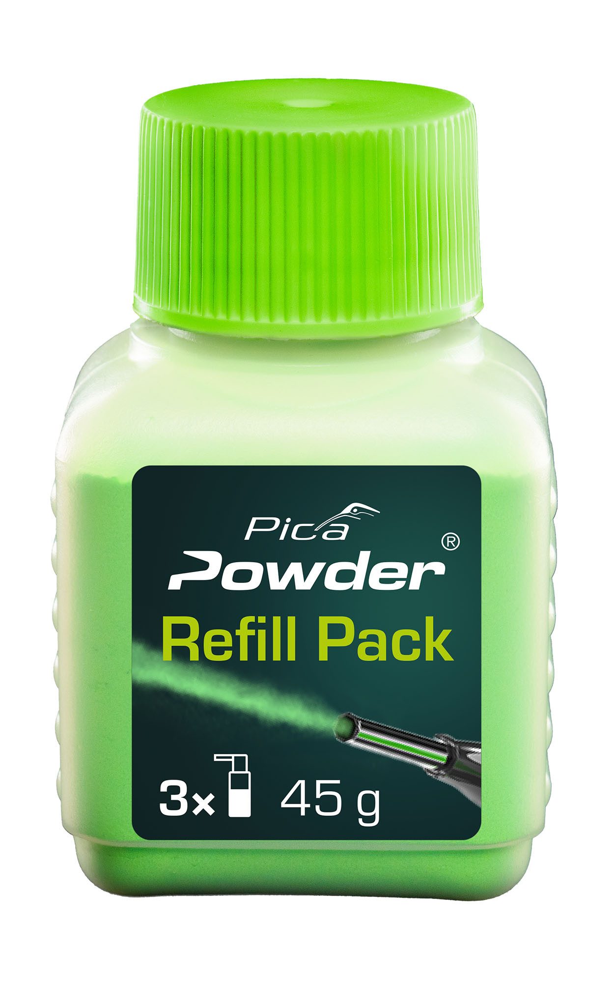 Marker Pica Powder Nachfüllpulver für Tieflochsprühmarker Grün