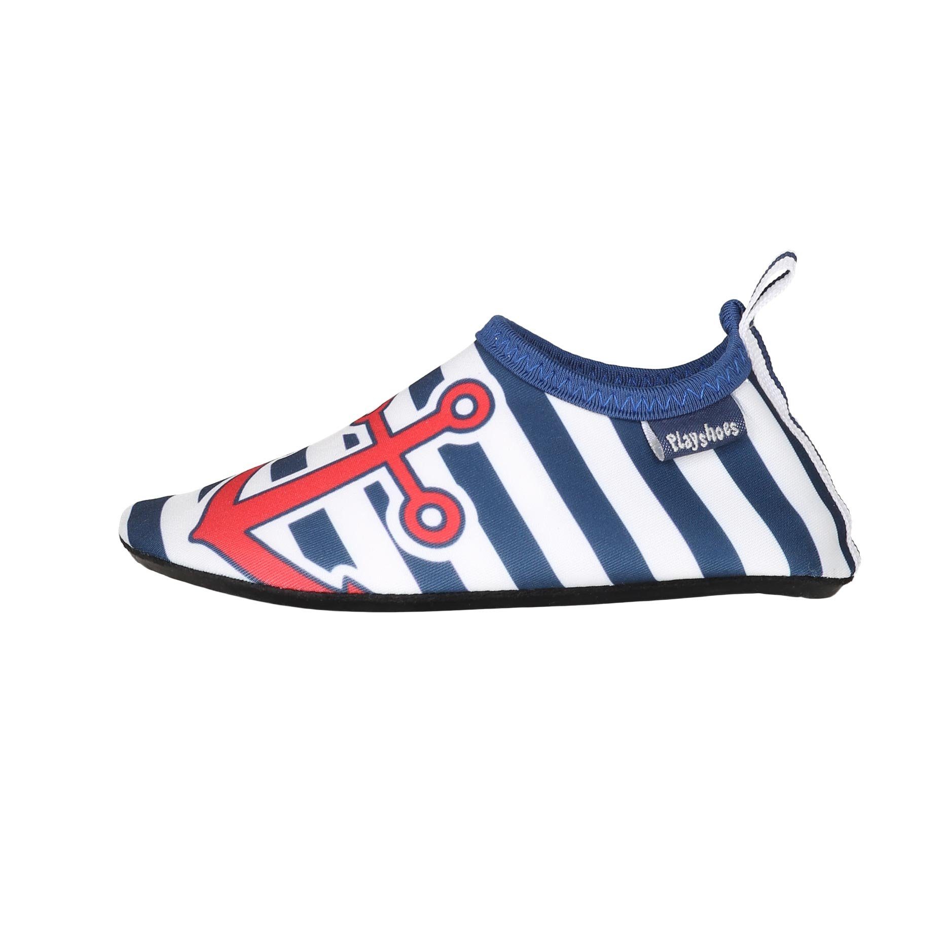 Playshoes Barfuß-Schuh maritim Badeschuh