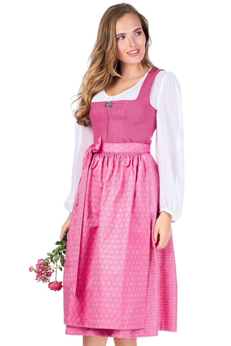 MarJo Dirndl Midi Dirndl 2tlg. - NERSINGEN - fuchsia günstig online kaufen