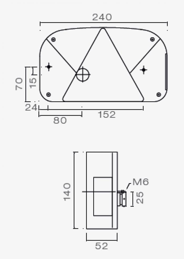 Aspöck Anhänger-Rückleuchte Aspöck Rückleuchte Multipoint II links – Bild 2 von 2