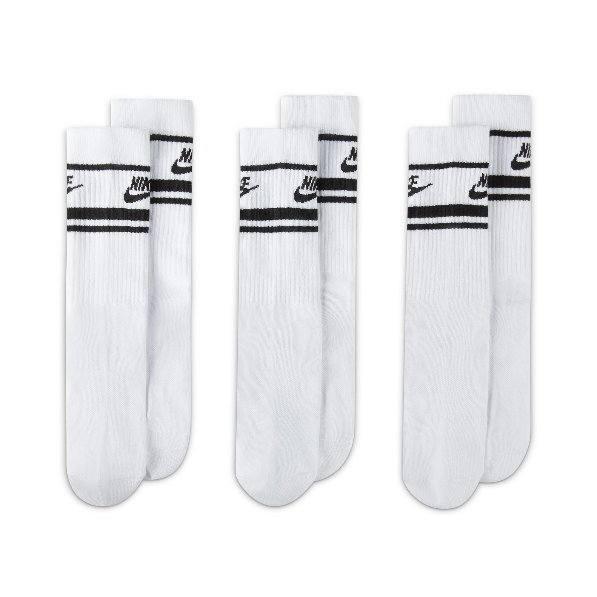 Sportswear Nike Everyday Essential Crew 3-Paar) Socks Sportsocken (Packung, (Pairs) WHITE/BLACK/BLACK