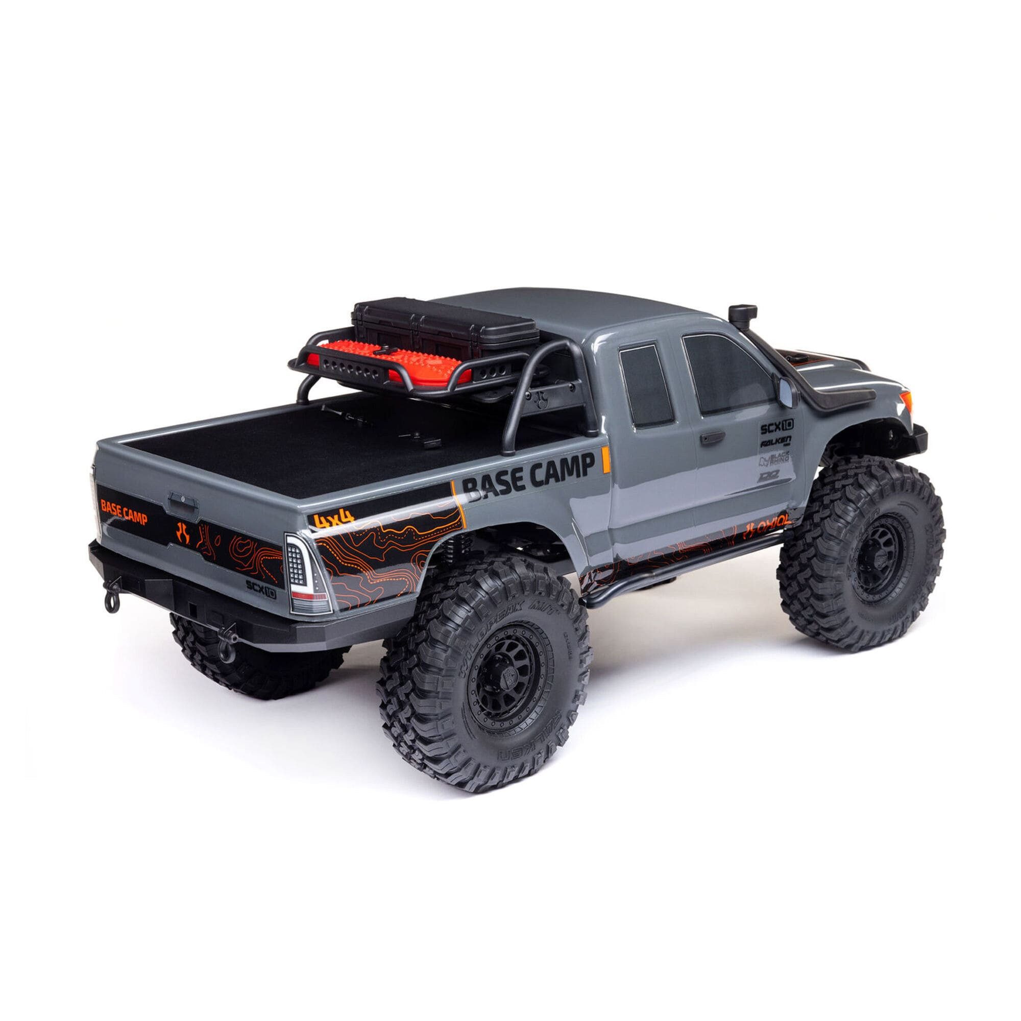 Axial RC-Buggy Axial SCX10 III Base Camp 4X4 Rock Crawler 1:10 RTR Grau