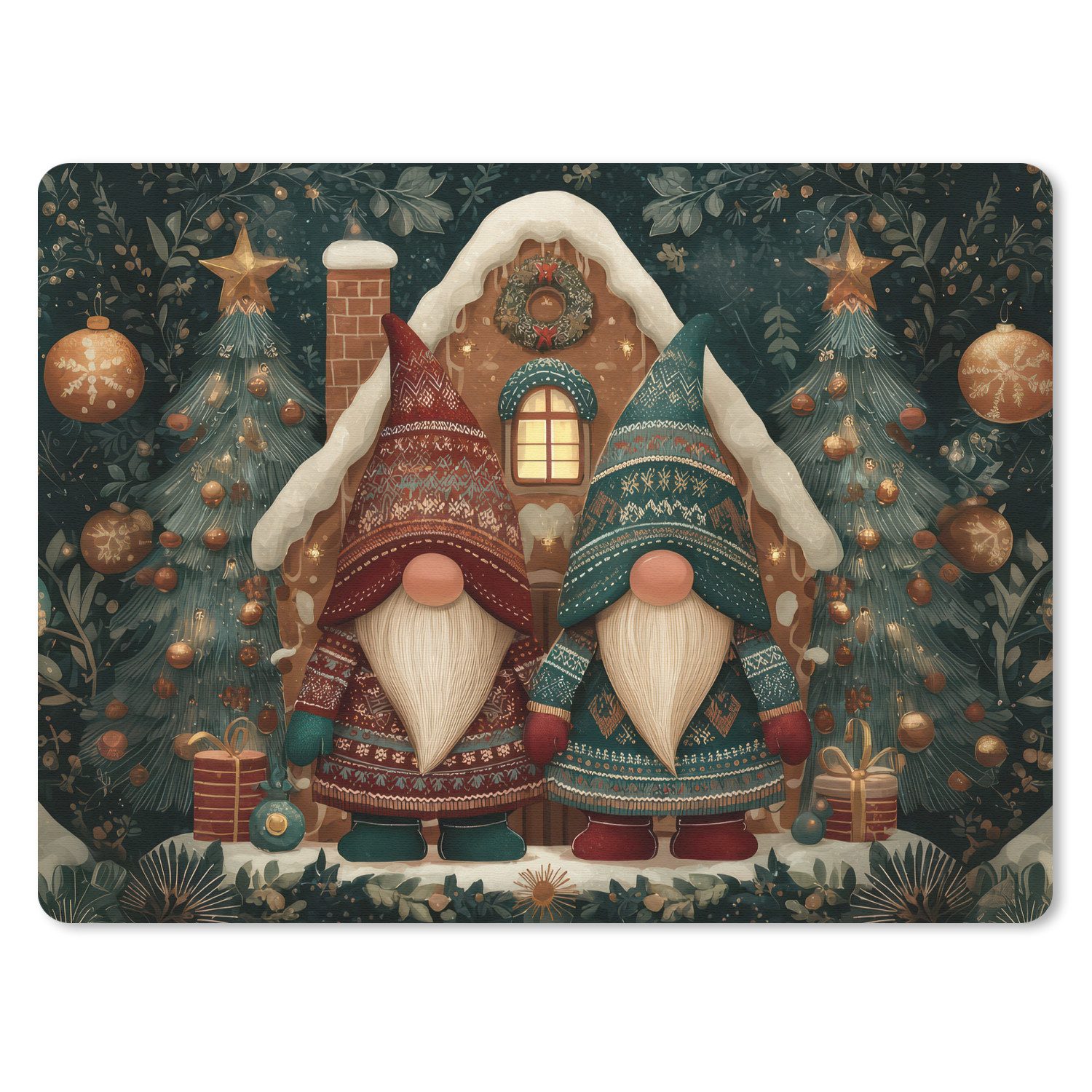 MuchoWow Mauspad (1-St), Gaming, Mousepad Klein, Büro Zubehör, Mausunterlage, 23x19 cm