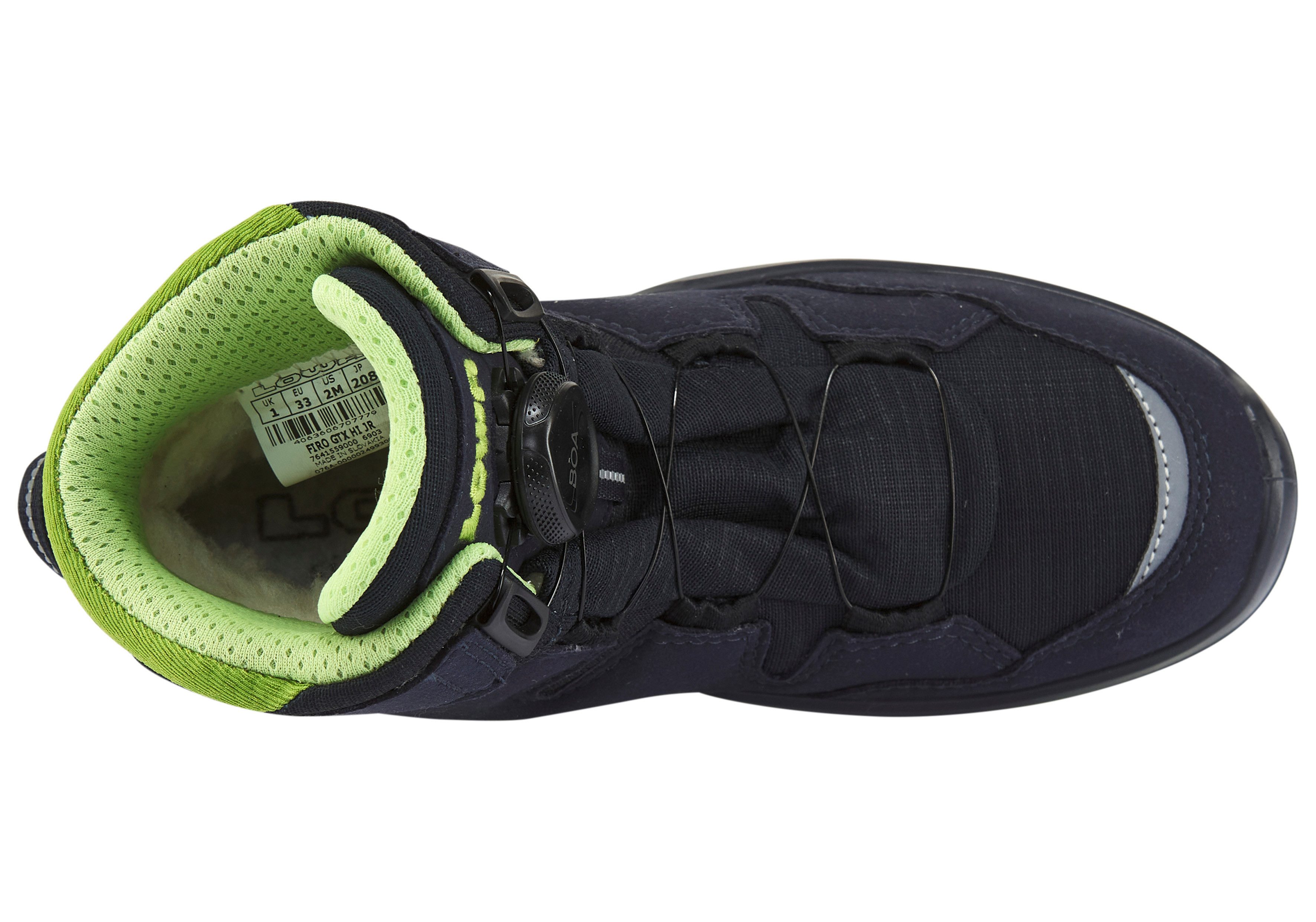 Lowa FIRO GORE-TEX HI JR Winterstiefel Winterschuhe, Winterboots, wasserdicht, gefüttert, mit Drehverschluss