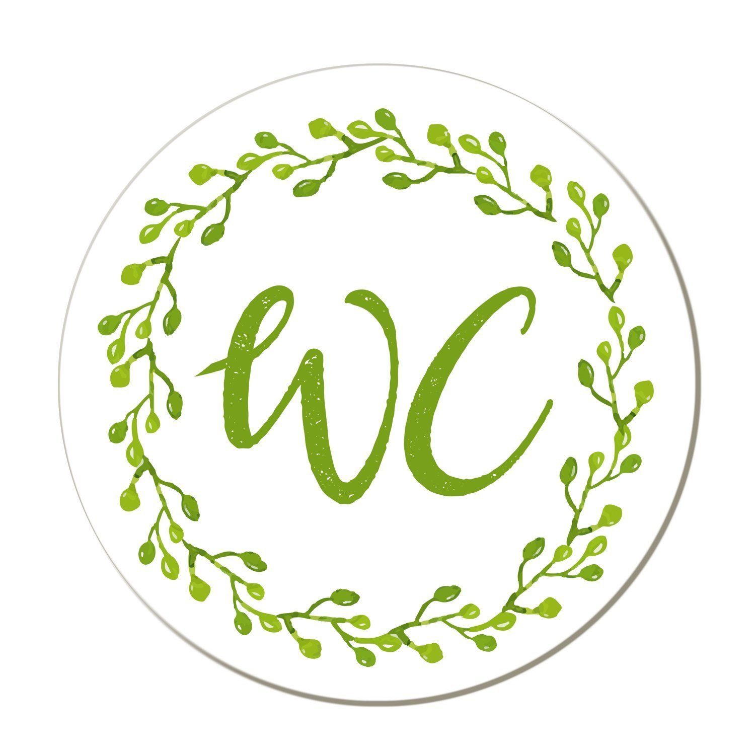 Logbuch-Verlag Wanddekoobjekt WC Schild rund günstig online kaufen