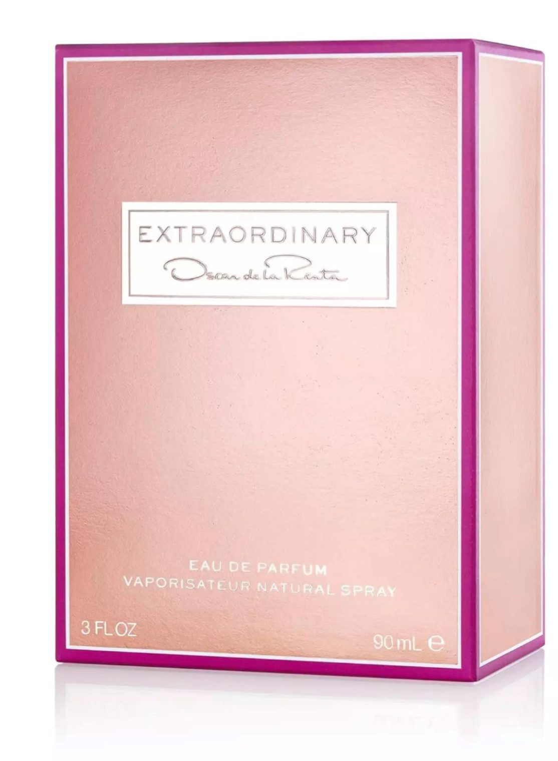 Oscar de la Renta Eau de Parfum EXTRAORDINARY Eau de Parfum Spray Duft Versiegelt 90ml, Flakon strahlt mit seiner femininen Ästhetik Eleganz und Modernität