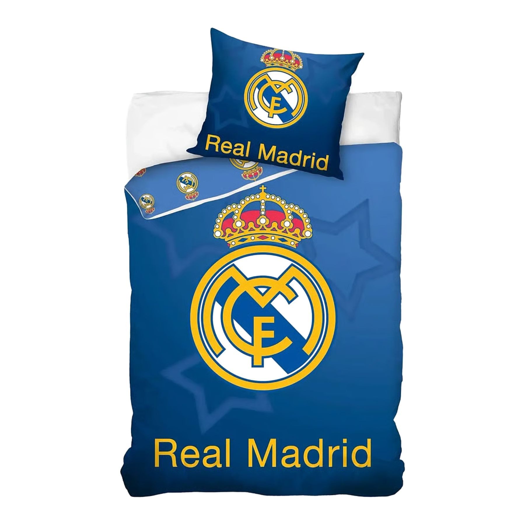 Real Madrid Bettwäsche Bettbezug Kissenbezug Baumwolle 140 × 200 cm, Baumwolle