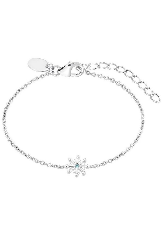 Schneeflocke, ca. Gesamtlänge Lillifee mit 15 Zirkonia Armband 2036943, (synth), verstellbar cm, Prinzessin