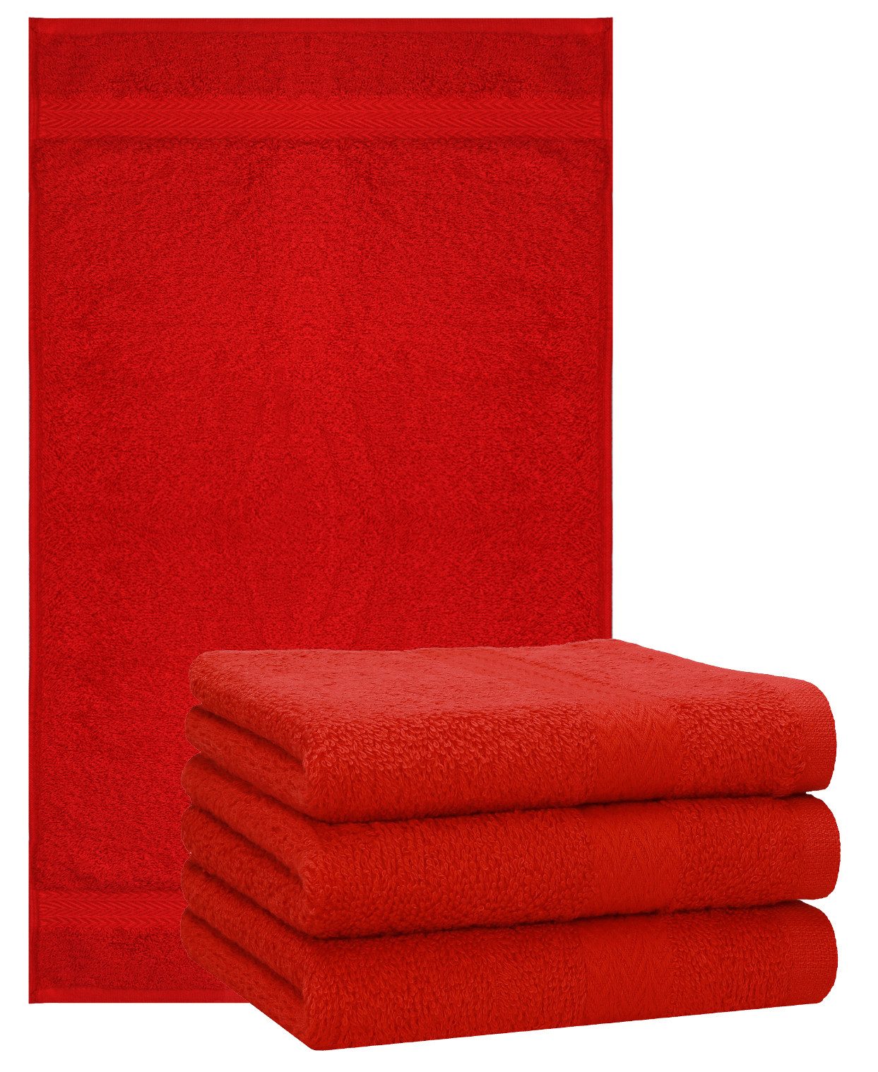 Betz Handtuch 4 Stück Handtücher Set Premium Größe 50 x 100 cm, 100% Baumwolle (4-St)
