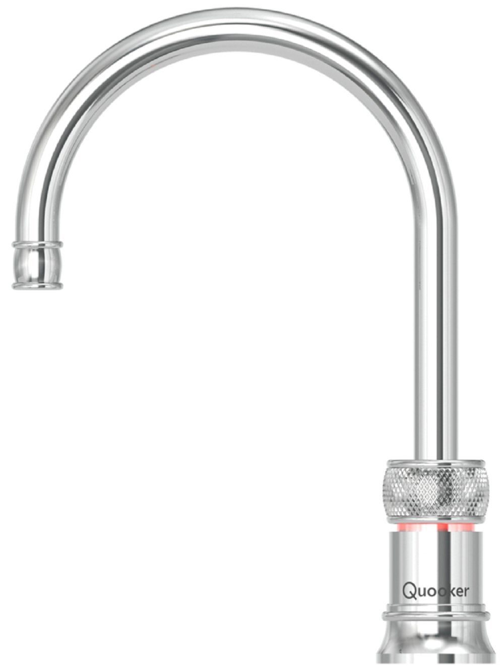 QUOOKER Küchenarmatur Classic Nordic Round single tap mit PRO3 Reservoir verchromt glänzend *inkl. 7 JAHRE GARANTIE*