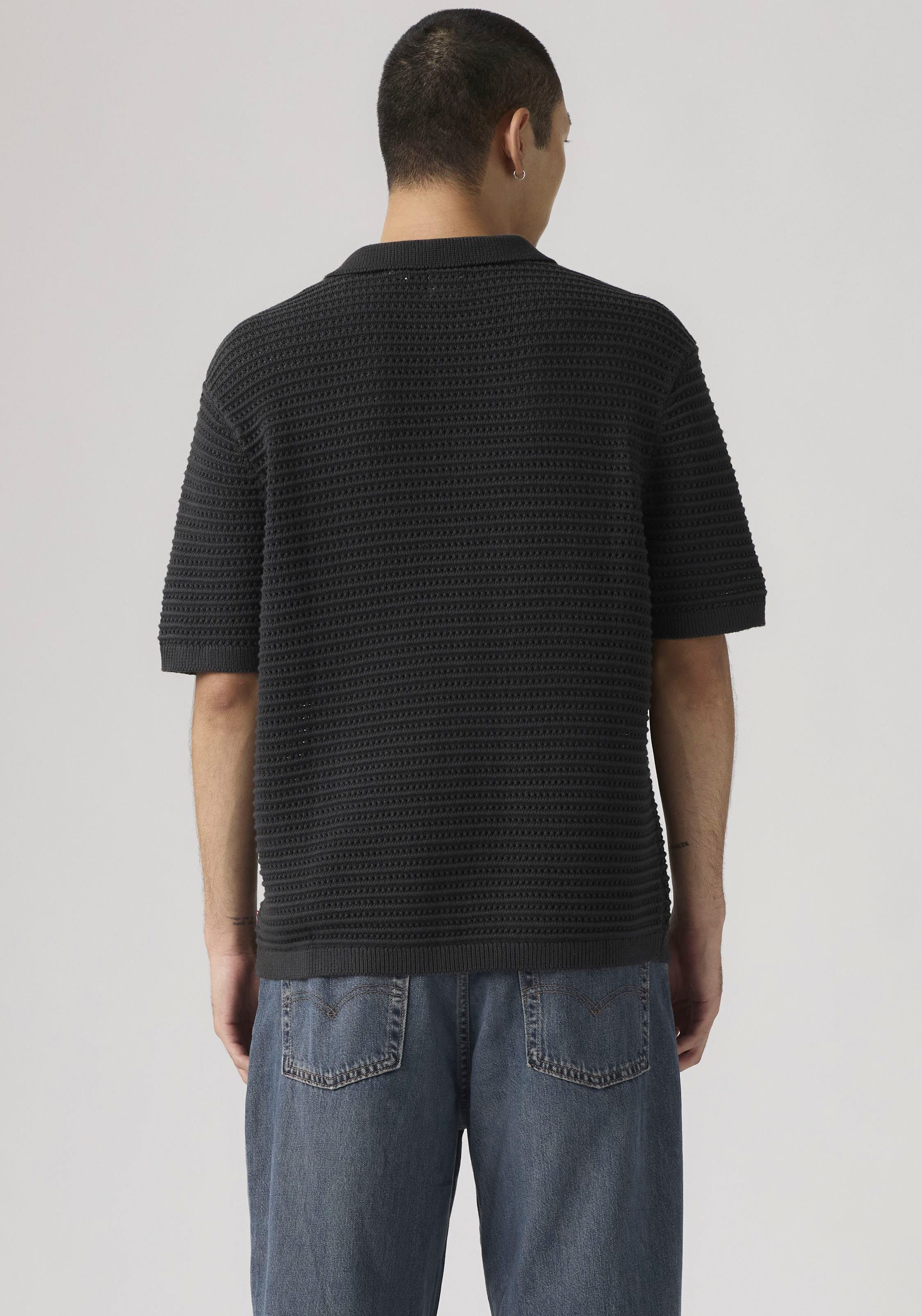 Levi's® Polokragenpullover LAGUNA SWEATER POLO mit Strickmuster