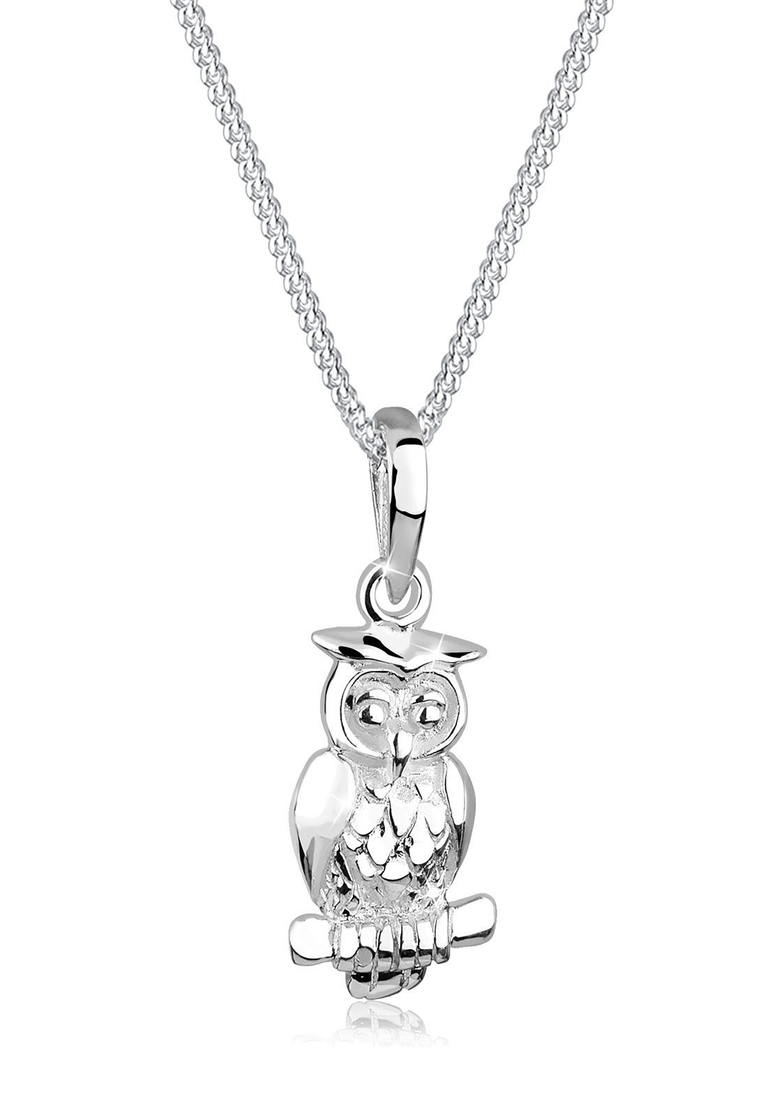 ATEIELLI Eulen Halskette Edelstahl - Retro Schmuck Für Damen & Herren