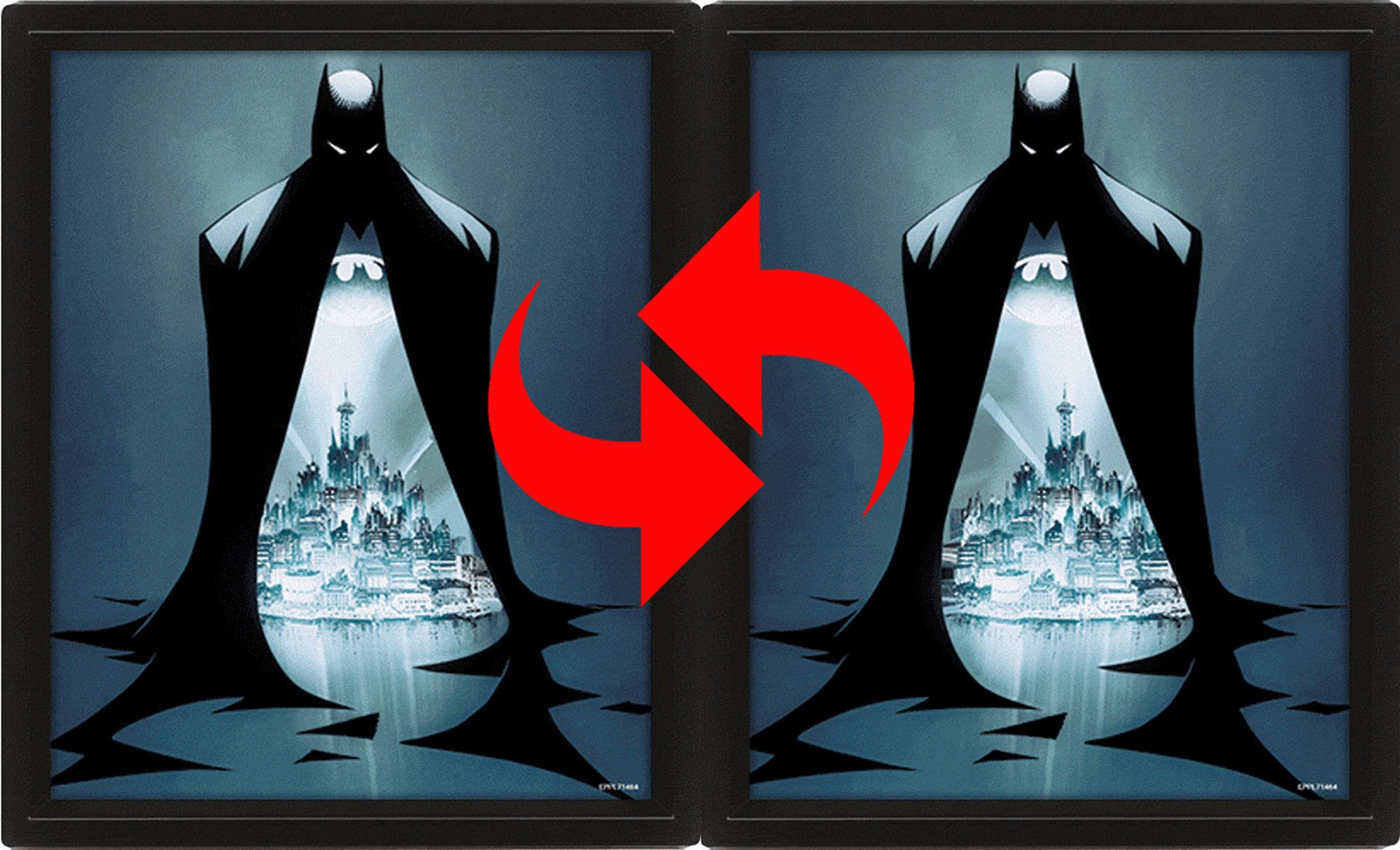 Poster Batman - 3D Poster A4 - Gotham Protector