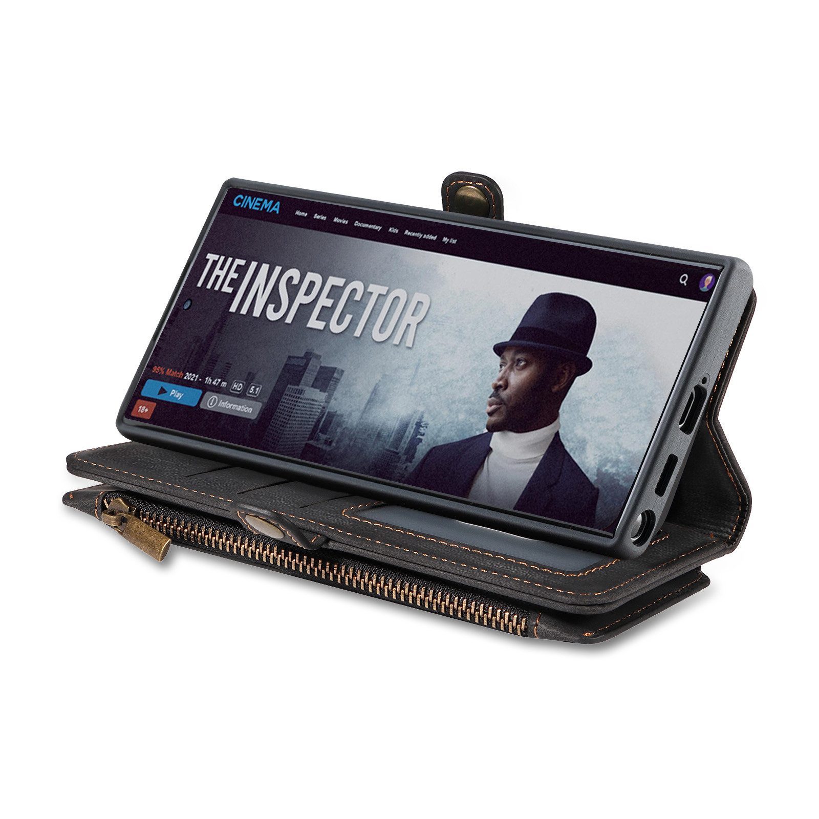 Tec-Expert Handyhülle Geldbörse Hülle mit RFID Schutz für Samsung Galaxy S26 Ultra, Klapphülle Cover Case mit Kartenfach Geldfach Münzfach – Bild 4 von 5