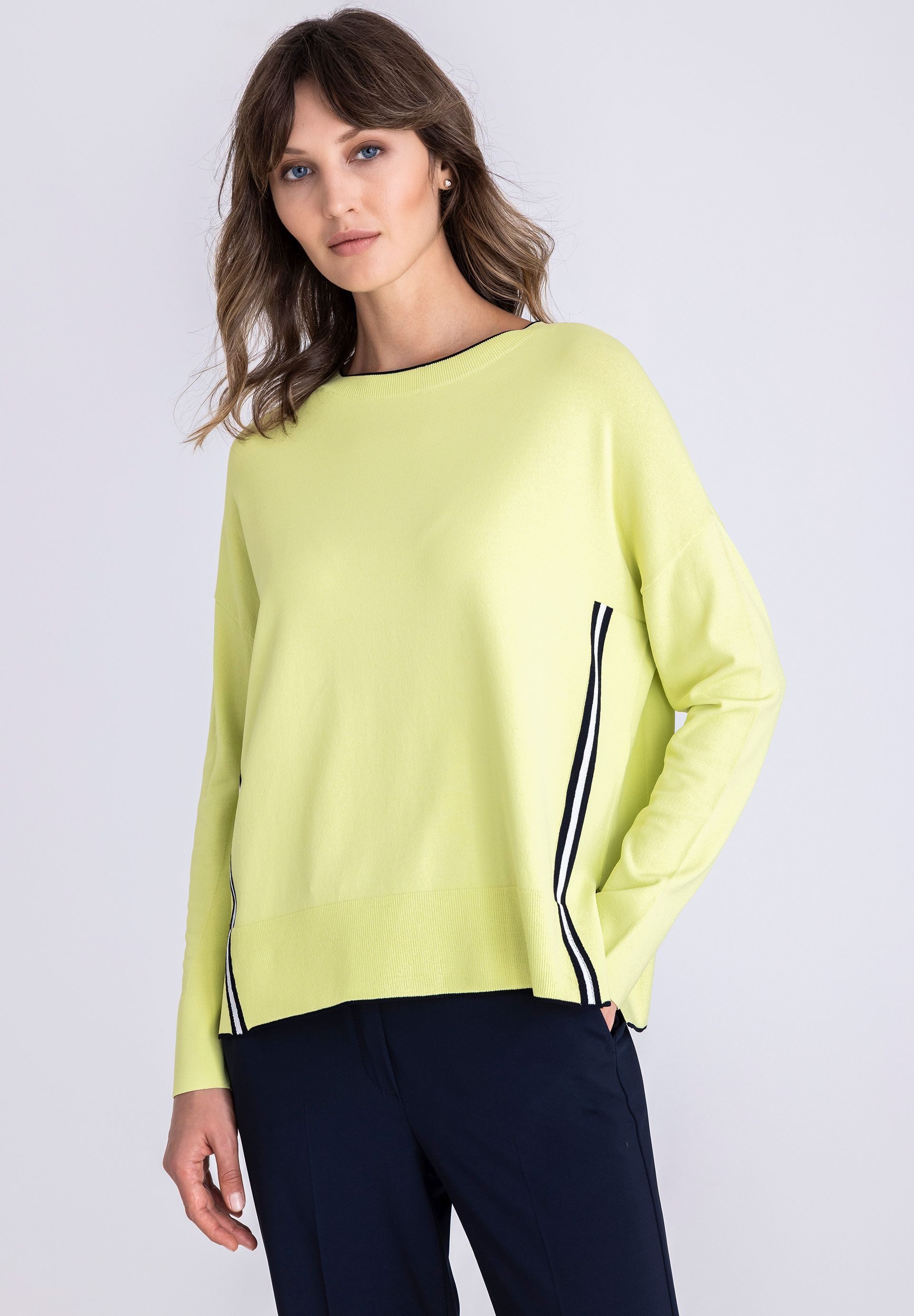 TUZZI Strickpullover mit Seitentape