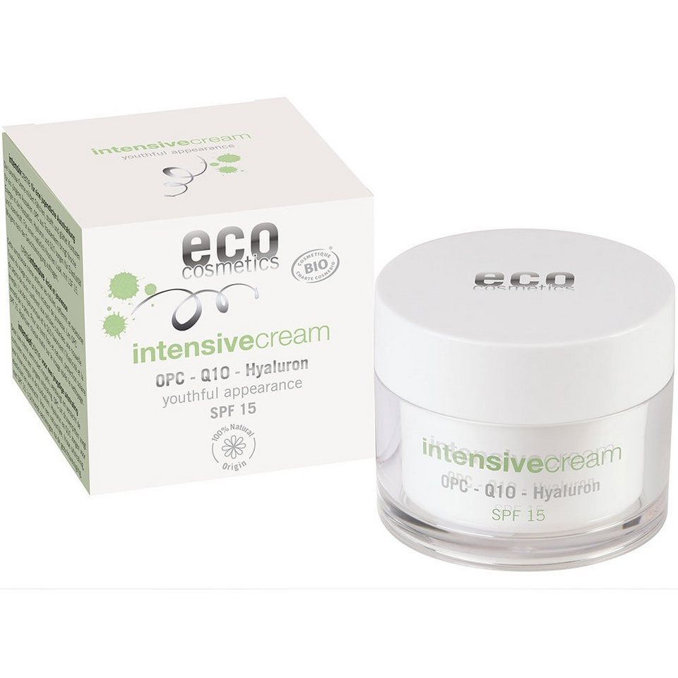 Intensivcreme Tagescreme OPC, Hyaluron Eco Q10 Cosmetics 50ml & - LSF15