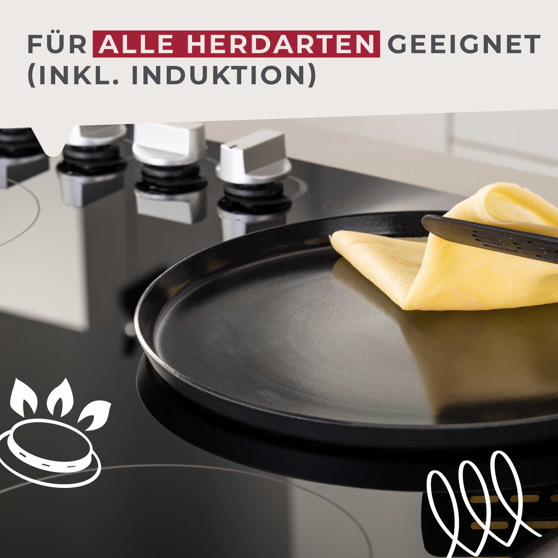 FACKELMANN Crêpepfanne 25cm Statement – Keramik-Antihaft, Aluminium, Induktion – Bild 4 von 5