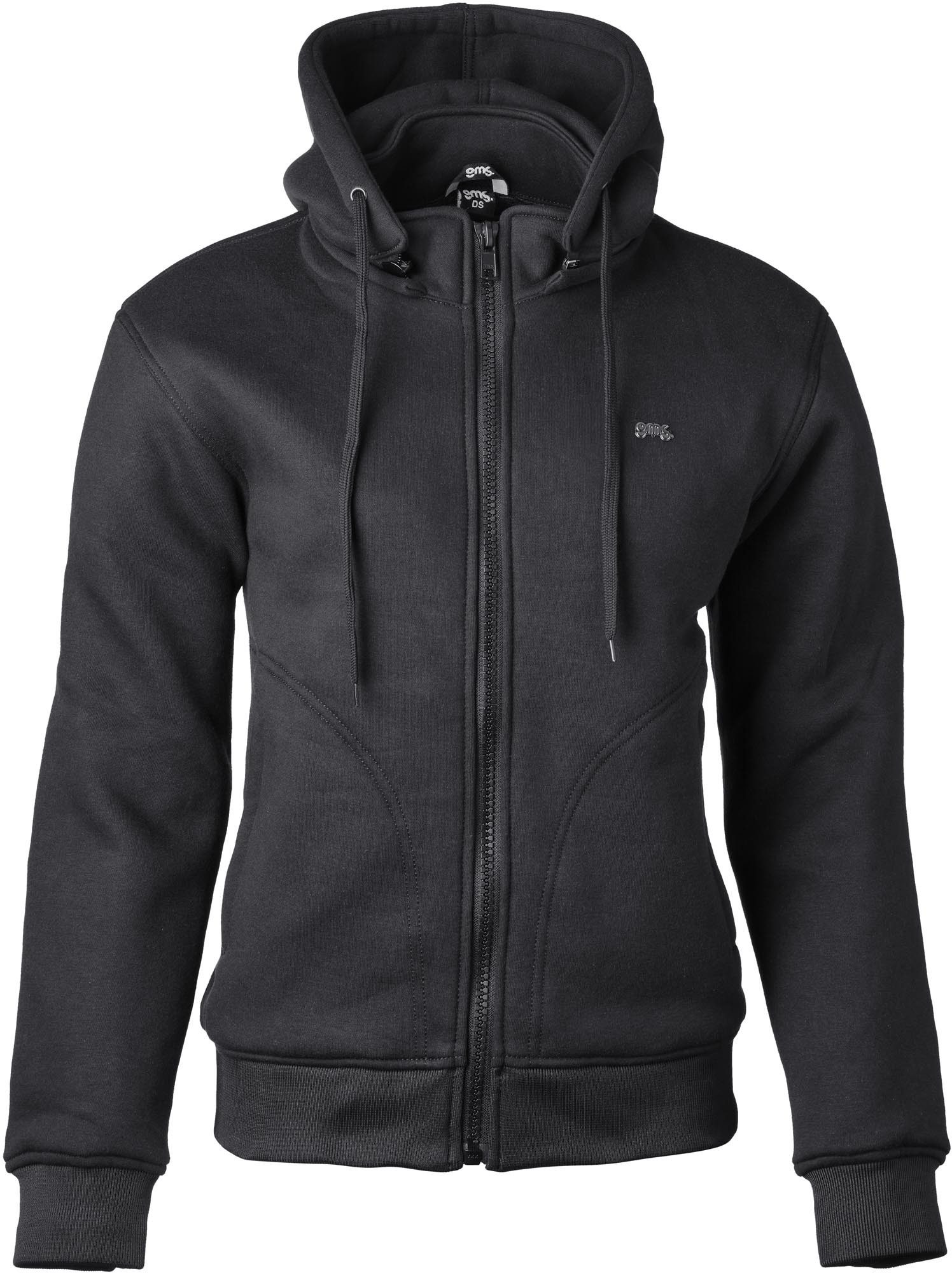 gms Motorradjacke GMS Panda Neo Damen Motorrad Hoodie Verbindungsreißverschluss,Ellenbogenprotektoren enthalten,Schulte