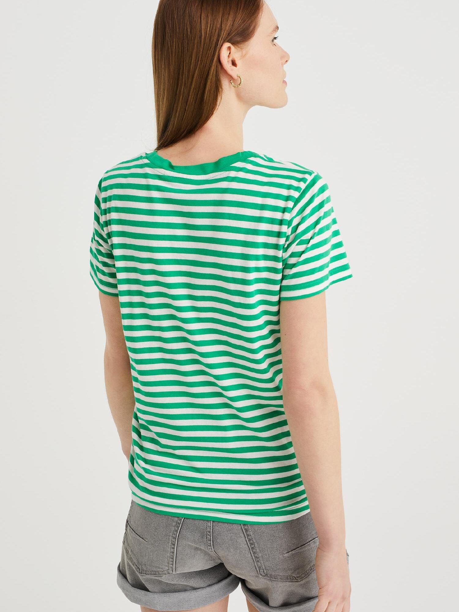 T-Shirt (1-tlg) Grün WE Fashion