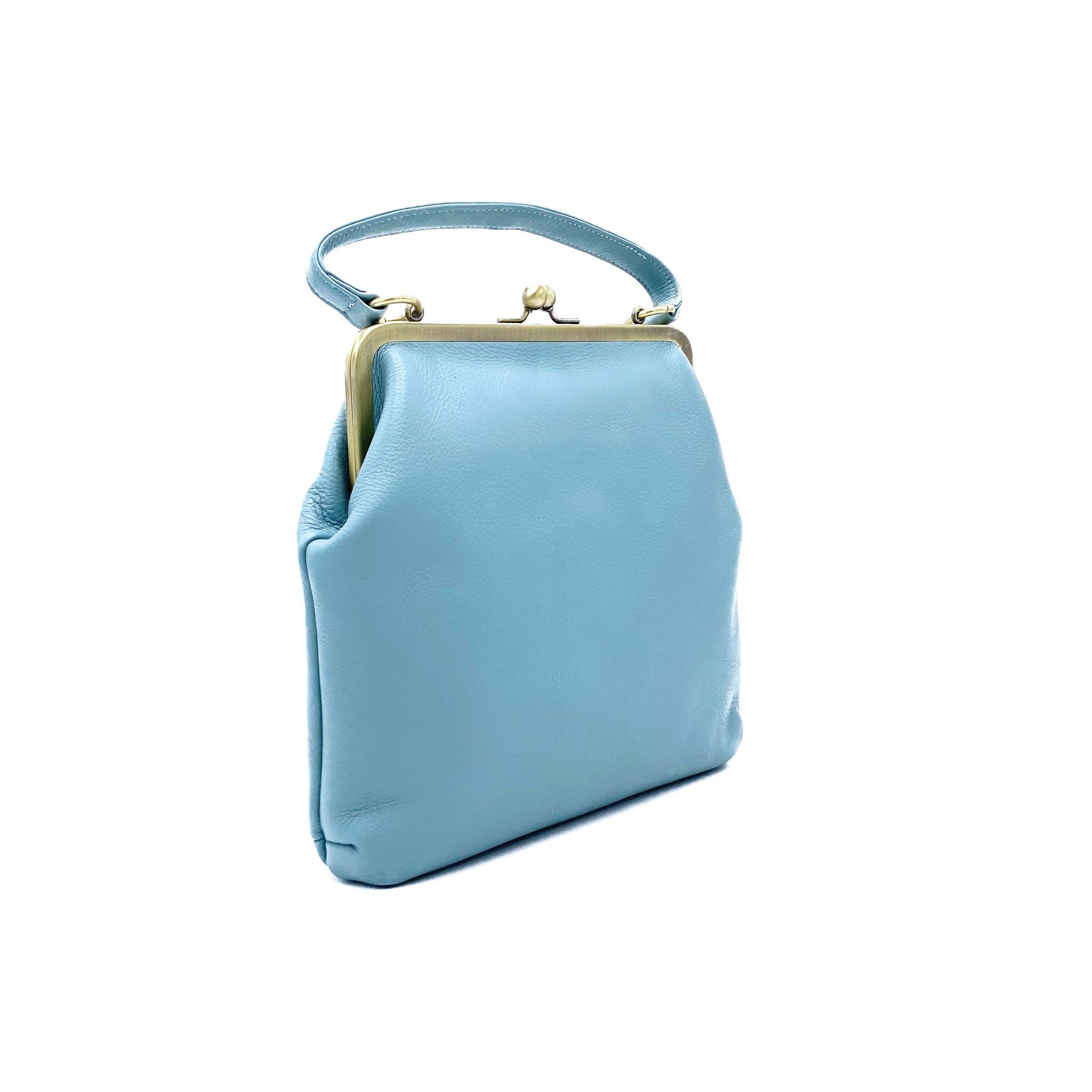 Taschenkinder Schultertasche Vintage Ledertasche Damen - Handtasche Zoe, Retro Umhängetasche, Echtes Leder vom Rind