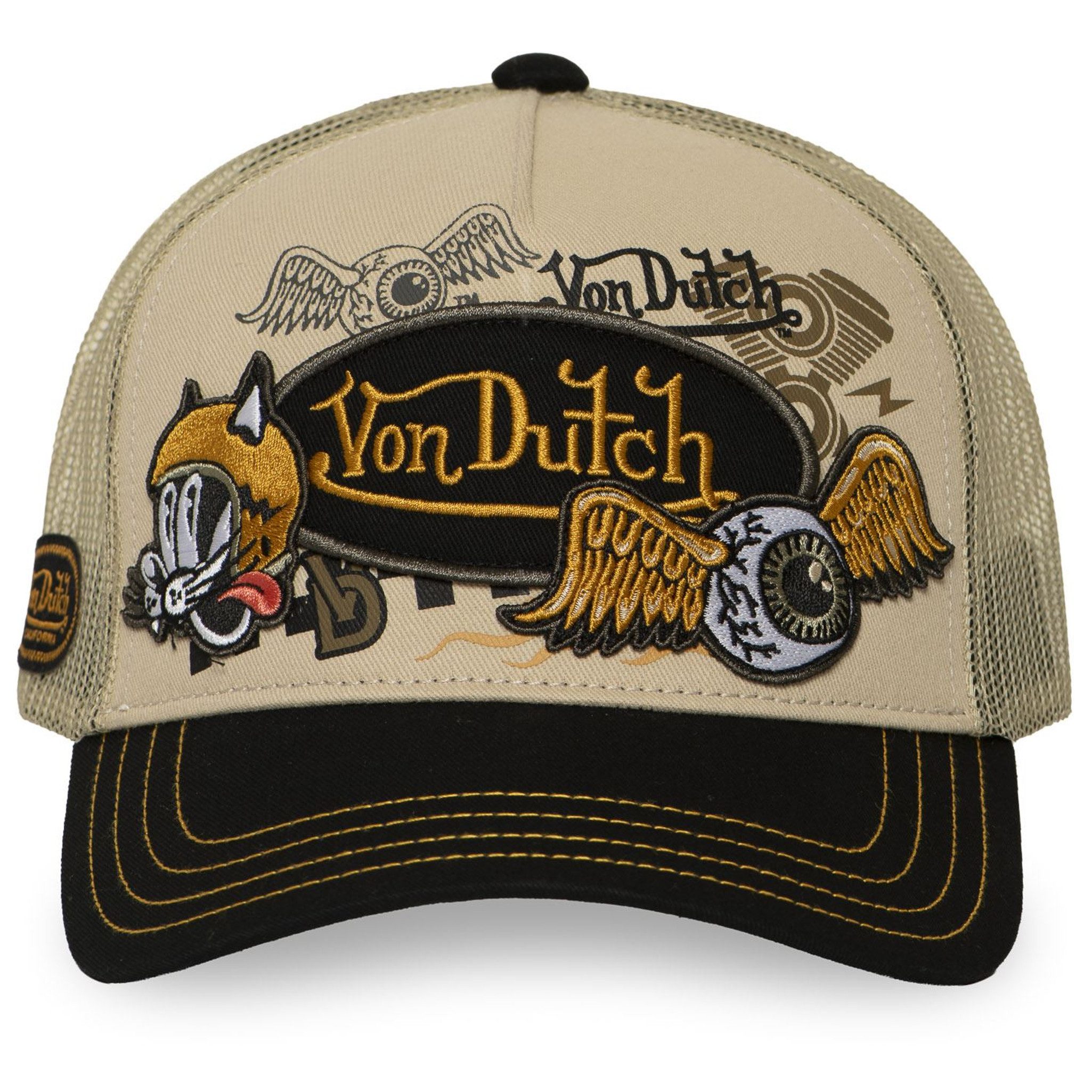 Von Dutch Trucker Cap Von Dutch Originals Trucker Cap - PATCHES (Basecap, Basecap, Meshcap, Trucker Kappe)