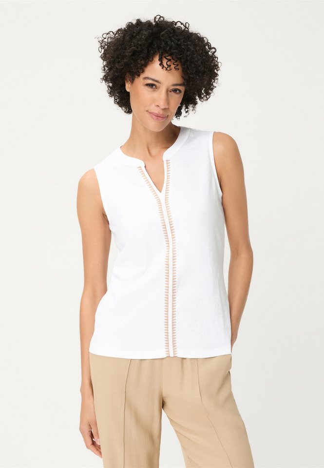 Olsen Tanktop mit Stickerei